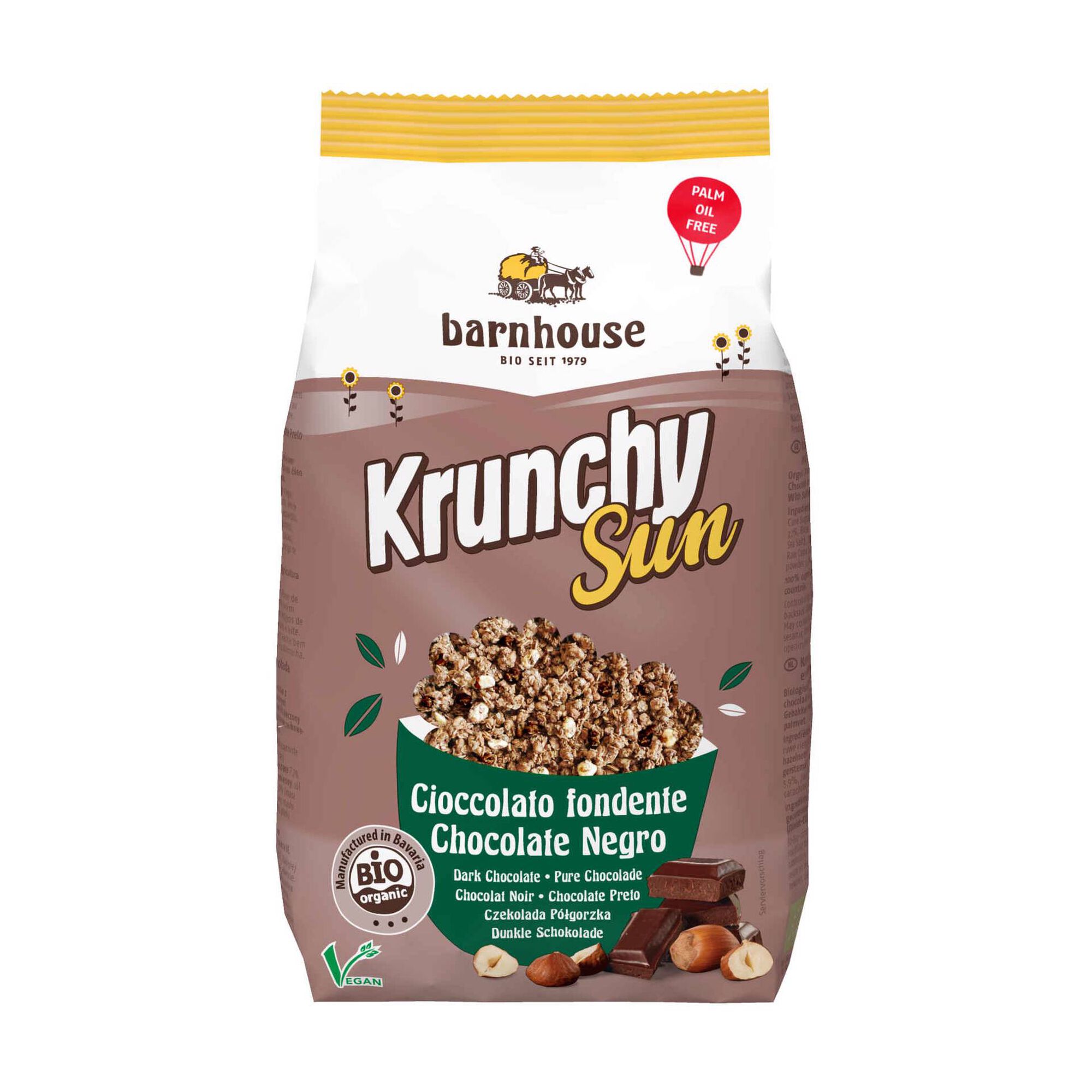 Granola Krunchy de Avelã  e Chocolate Negro