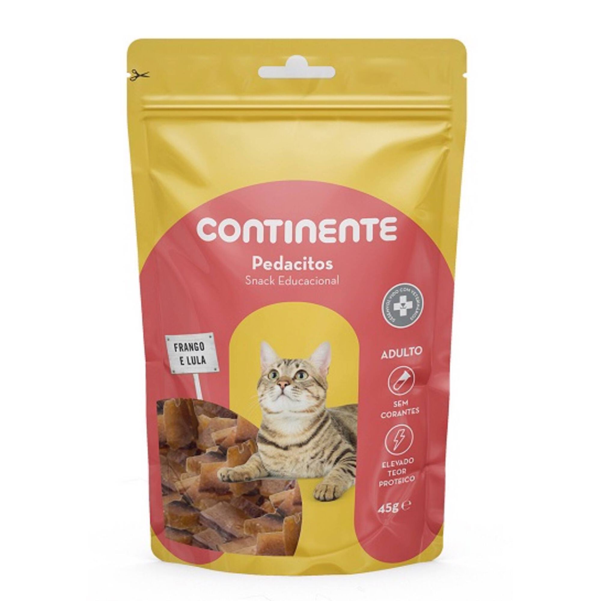 Snack para Gato Pedacitos Frango e Lula