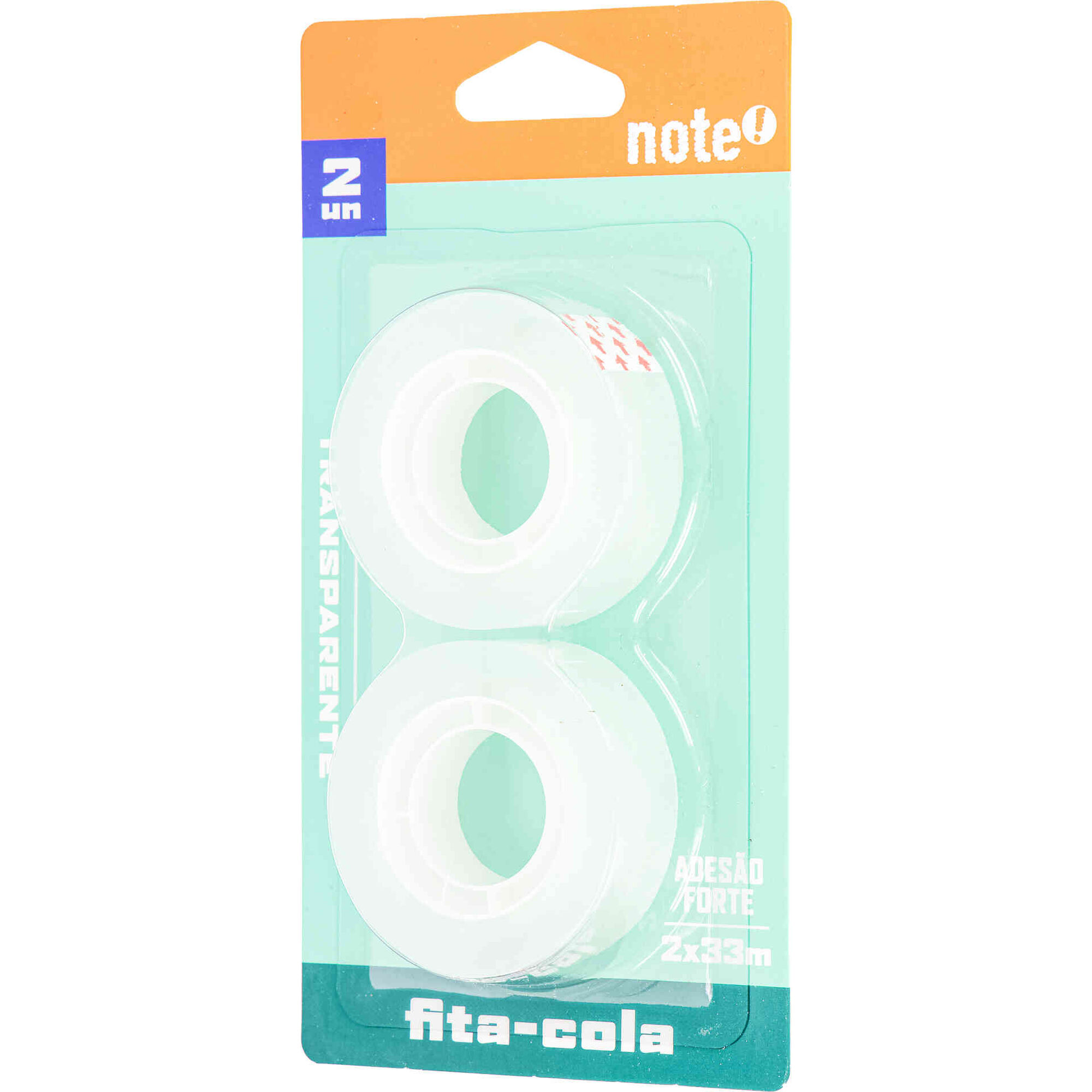 Conjunto 2 Fitas-Cola 19mm Transparentes Note!