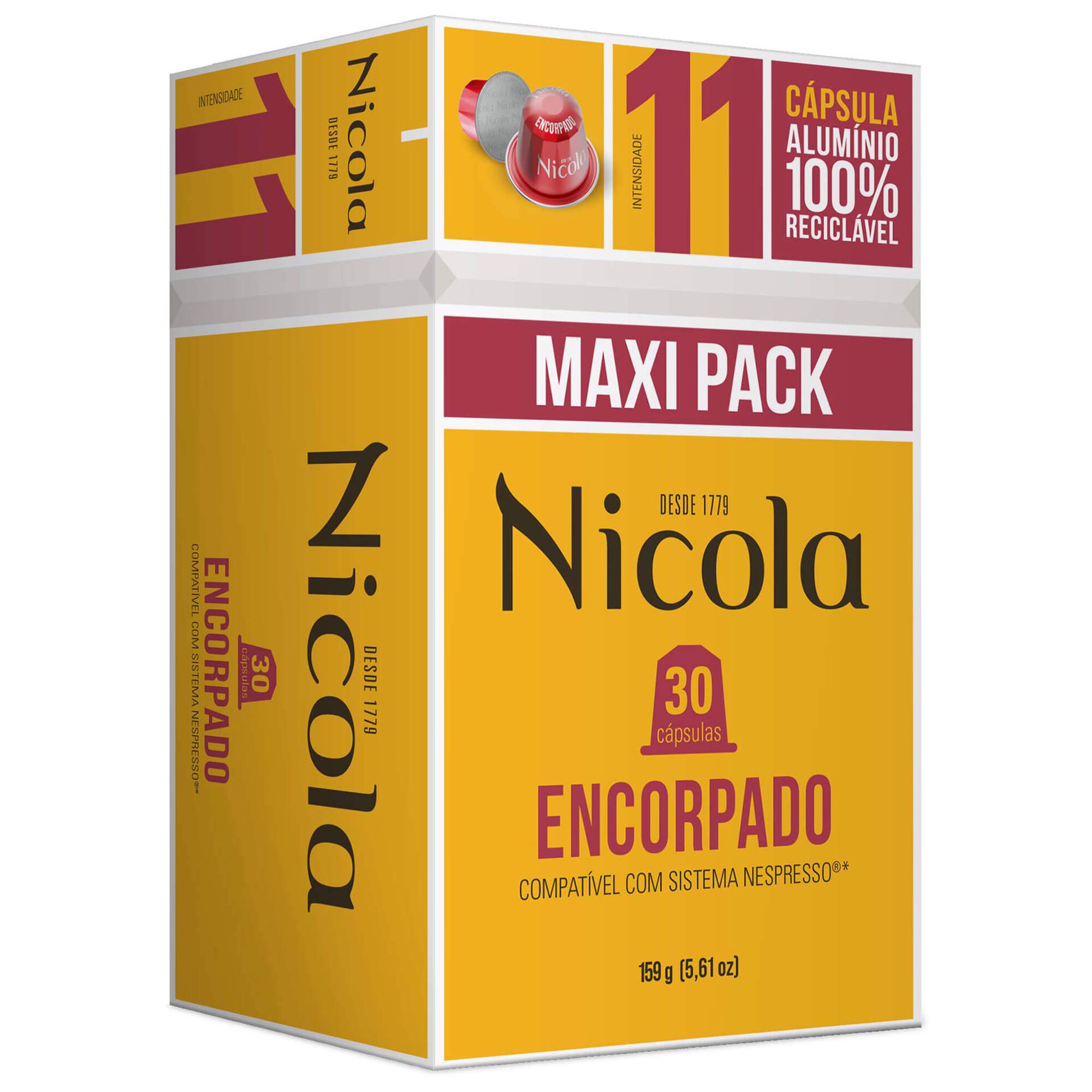 Cápsulas de Café Encorpado Int 11