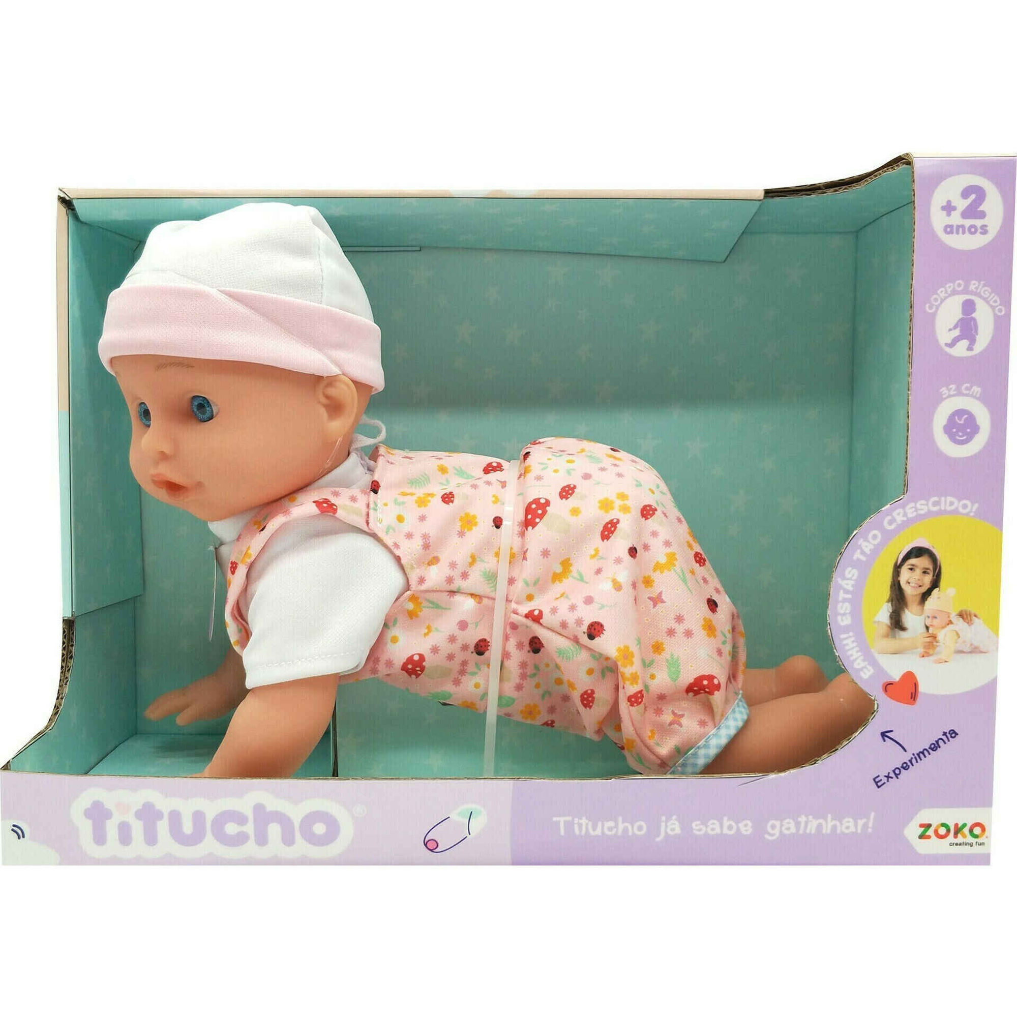 Boneco Titucho Já Sabe Gatinhar