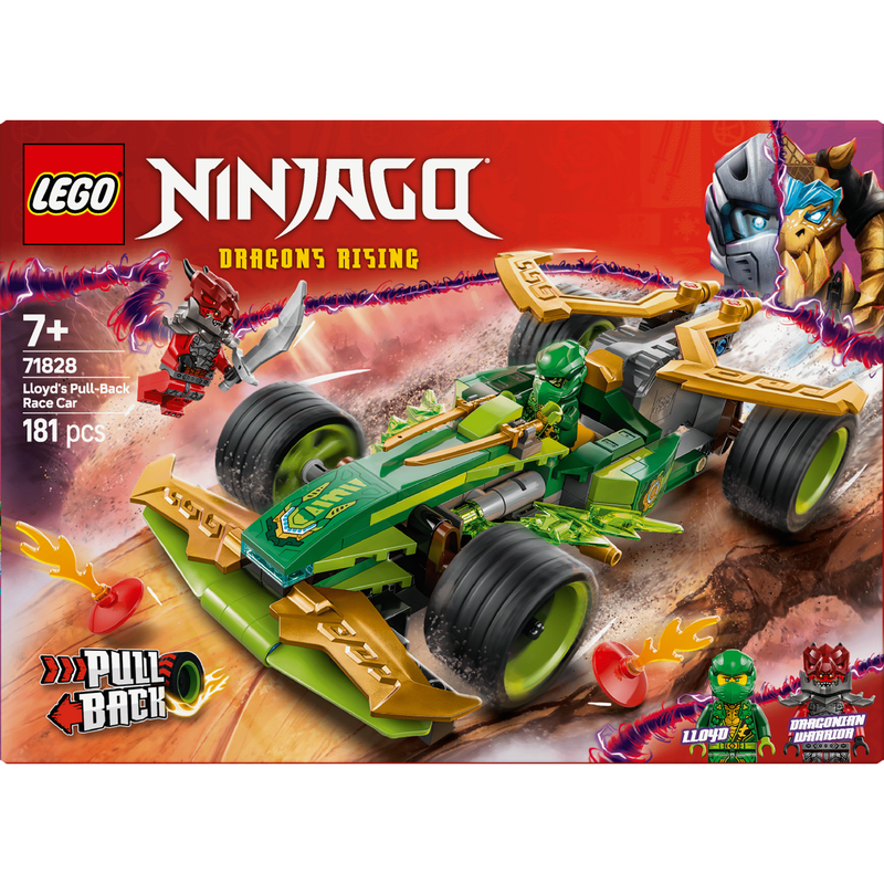 LEGO Ninjago - Carro de Corrida Pull-Back do Lloyd - 71828