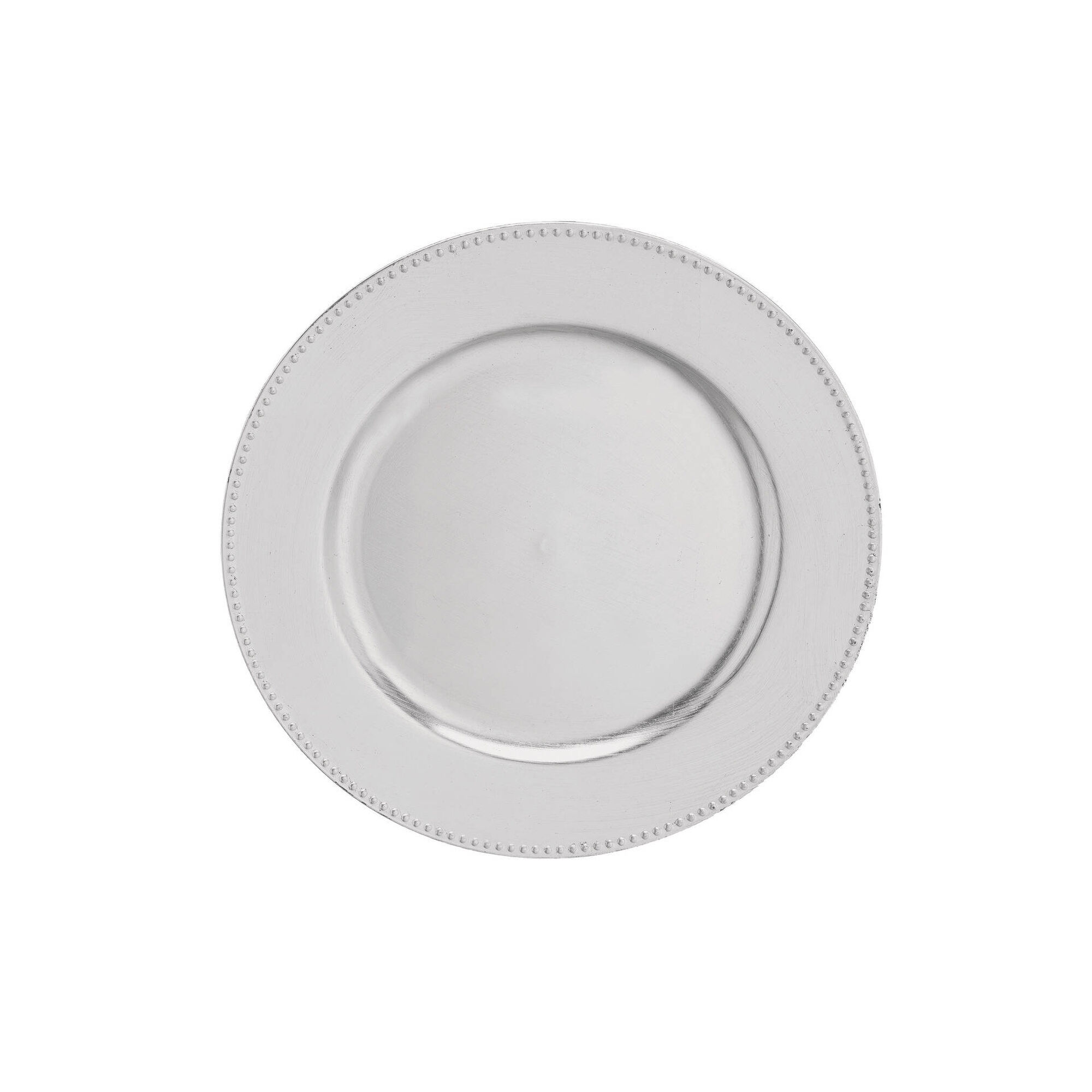 Prato Marcador 33cm Prateado