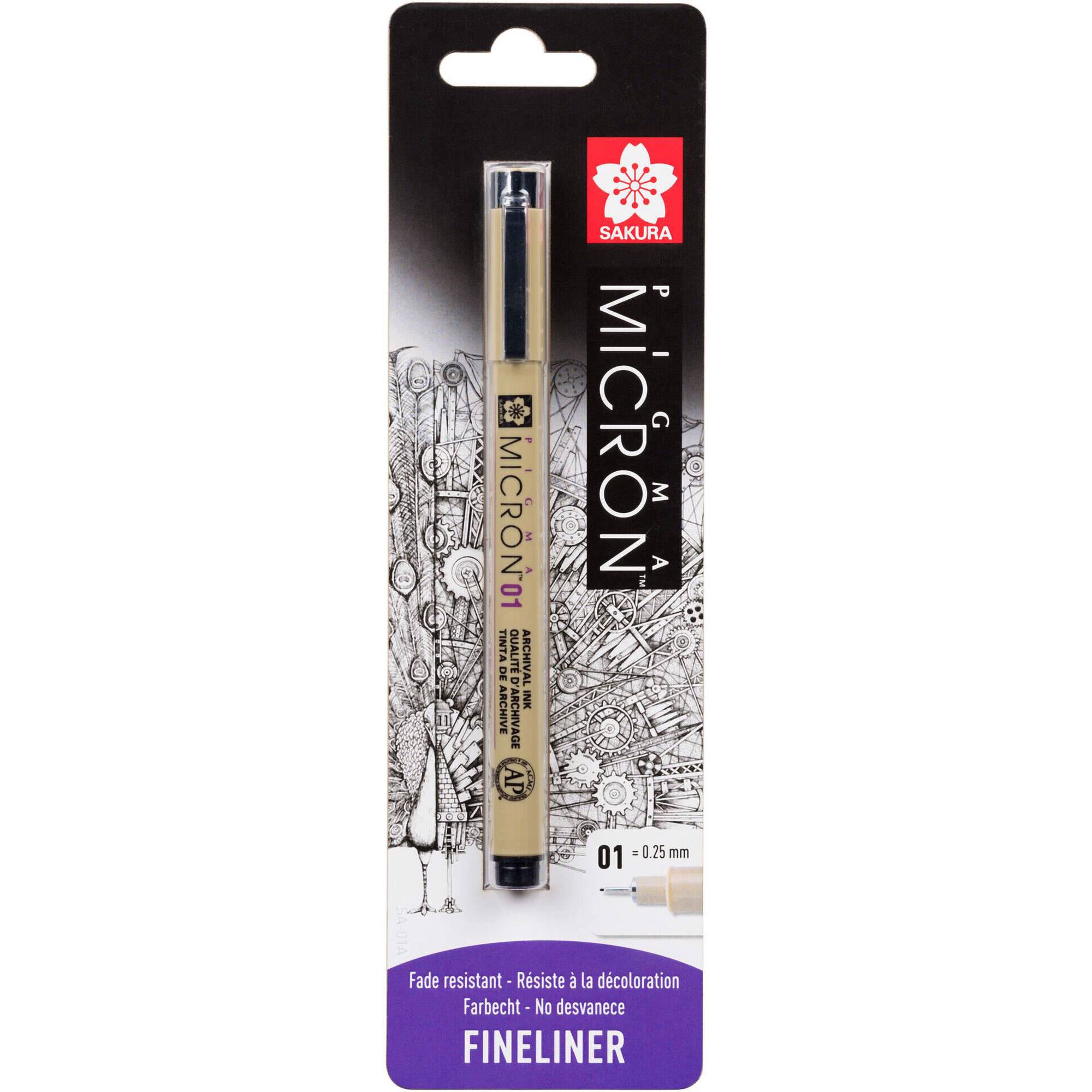 Marcador Pigma Micron 01 Preto