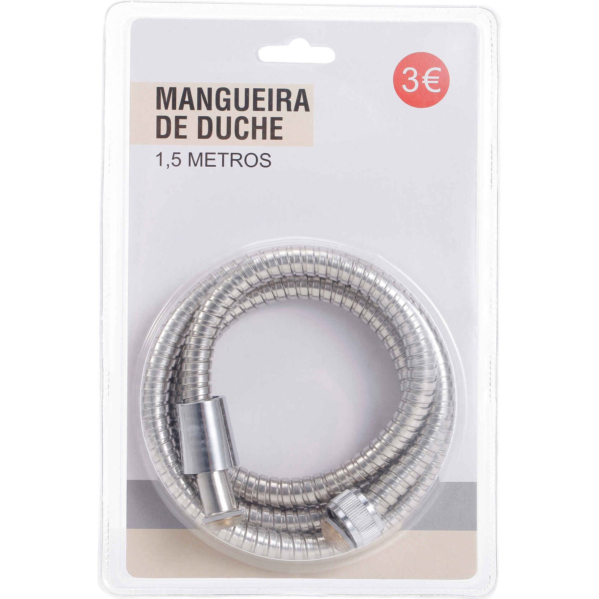 Liga&ccedil;&atilde;o de Chuveiro Prateado Bazar&atilde;o