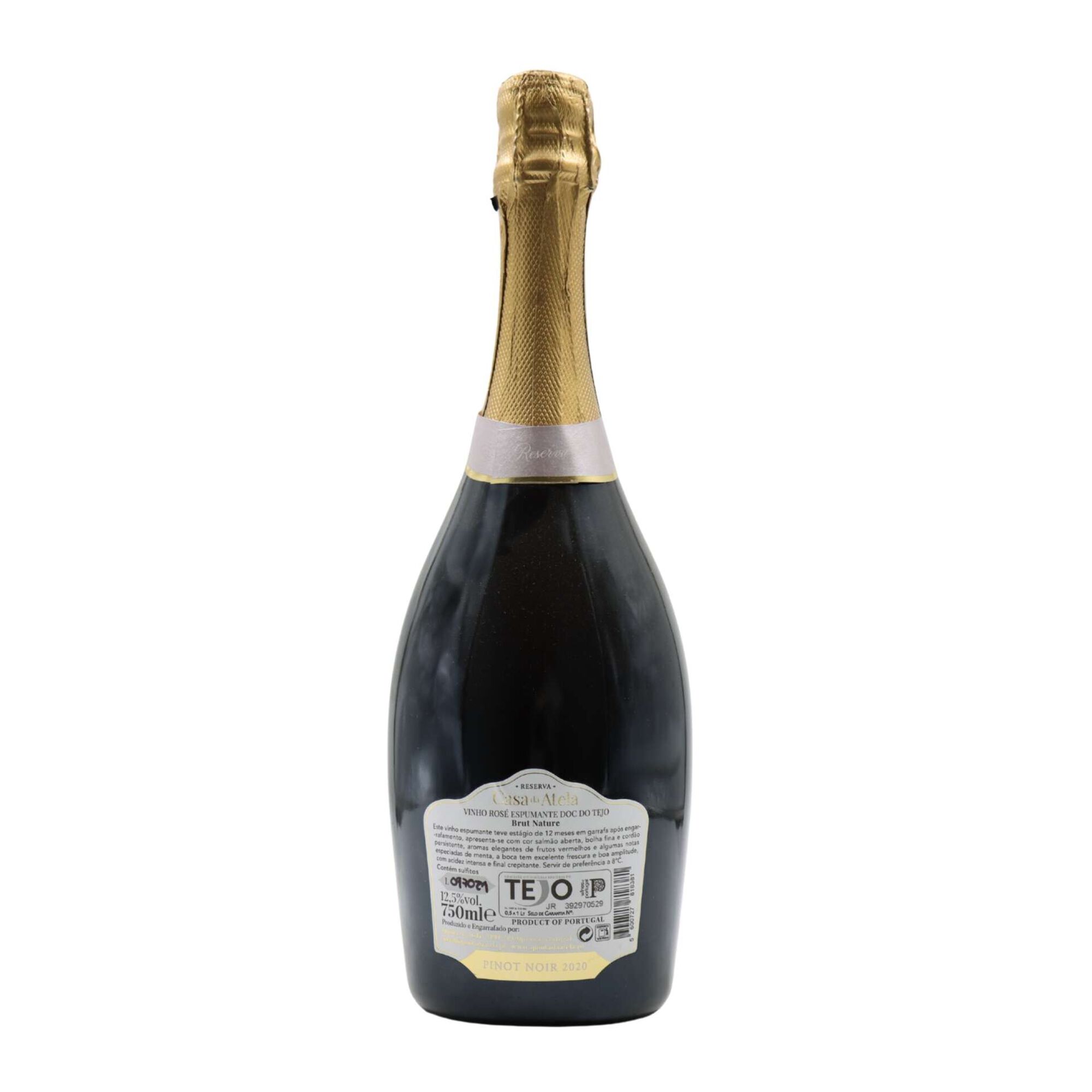 Casa Da Atela Pinot Noir Reserva Espumante Bruto Tejo Ros&eacute;