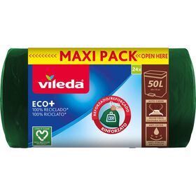 Sacos Lixo Eco+ Maxi Rolo Fecho Fácil 50 lt