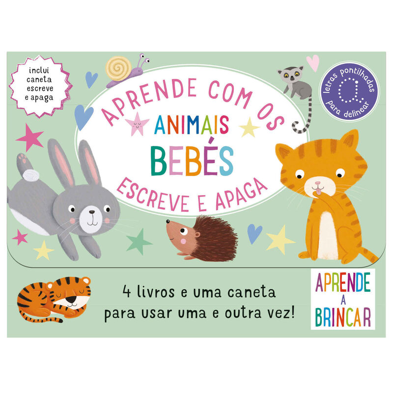 Escreve e Apaga - Aprende com os Animais Bebés de Vários Autores