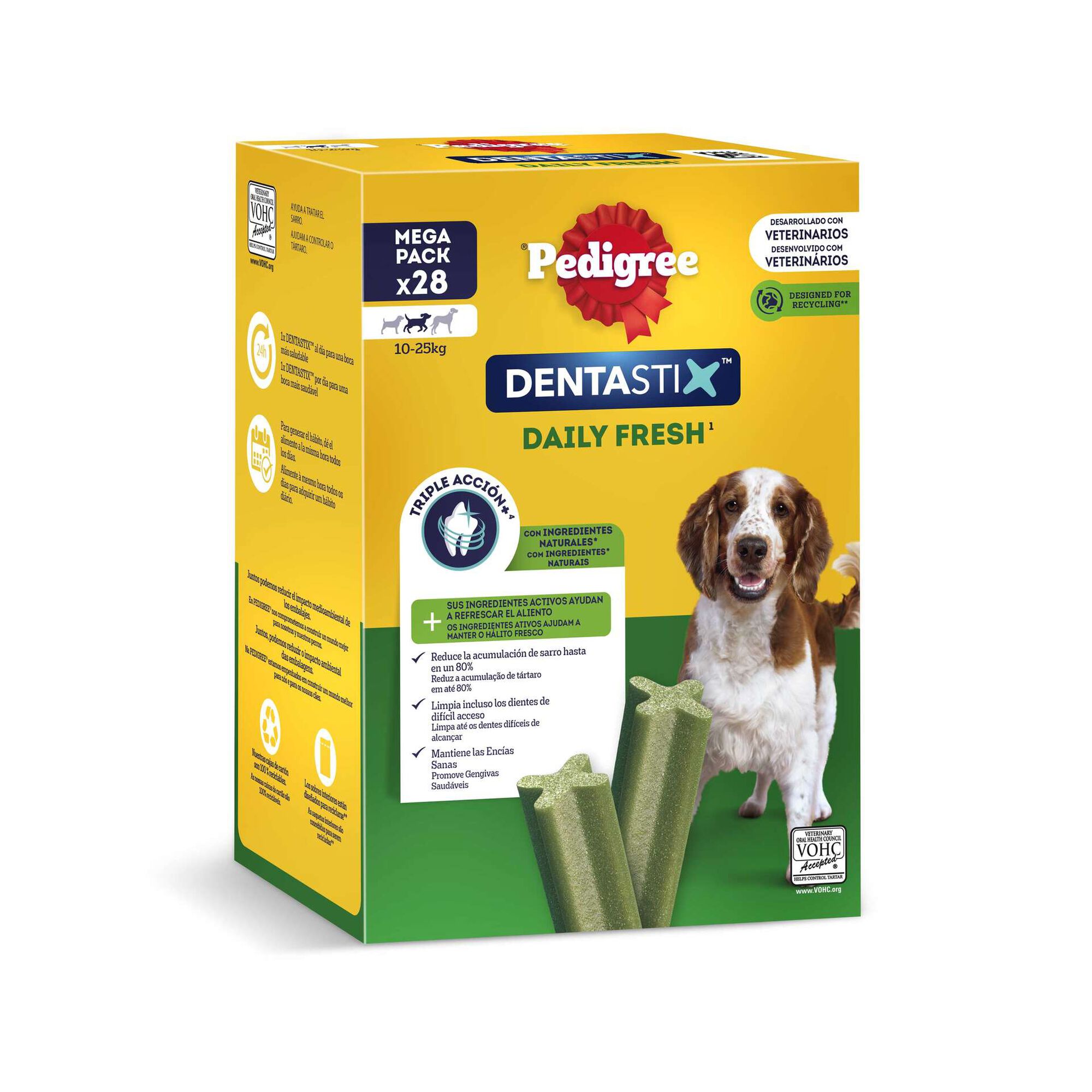 Snack para Cão Médio Dentastix Fresh