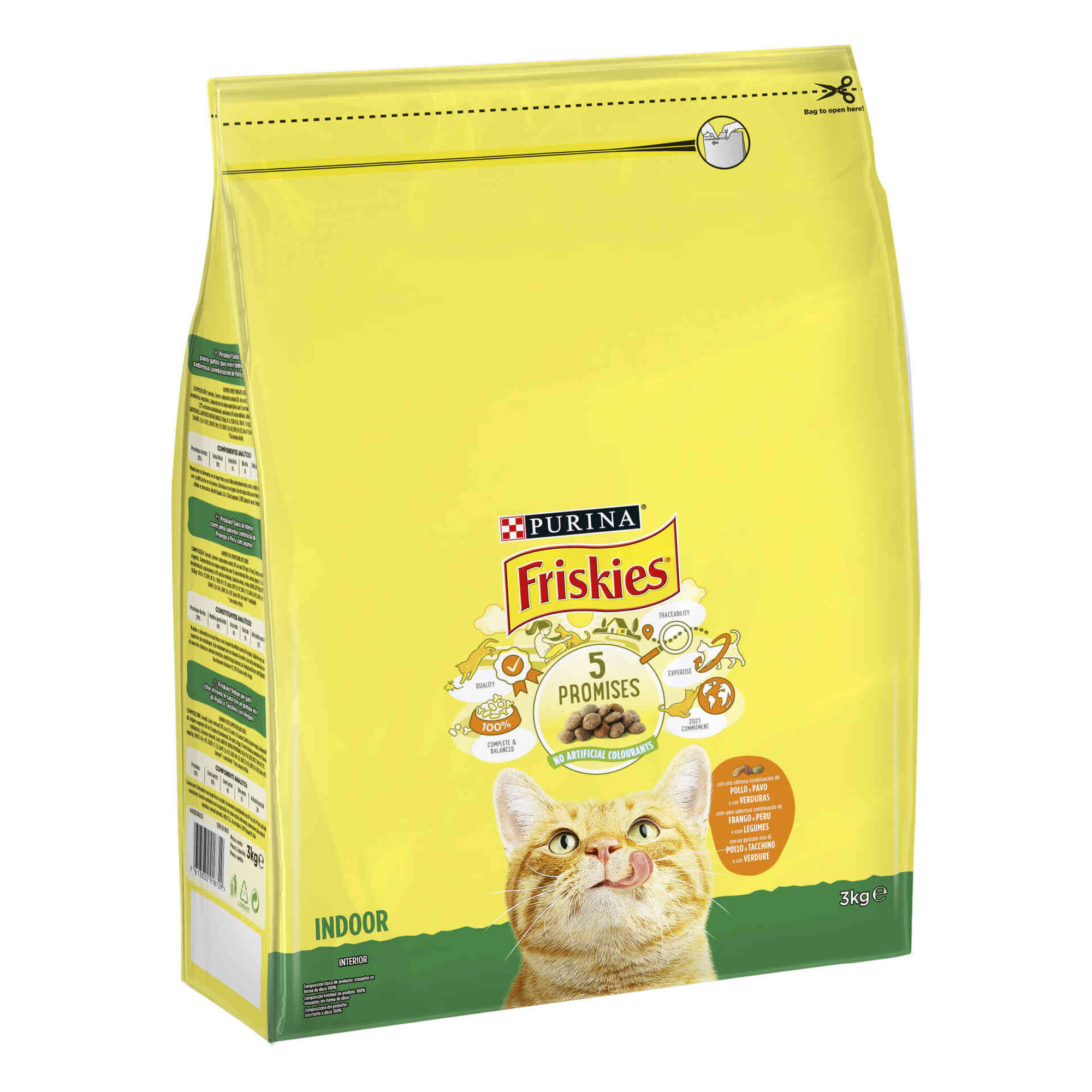 Ração para Gato Adulto de Interior Frango e Legumes Ração para Gato Adulto de Interior Frango e Legumes