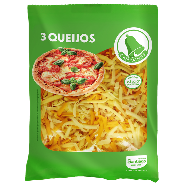 Queijo Ralado 3 Queijos Campainha