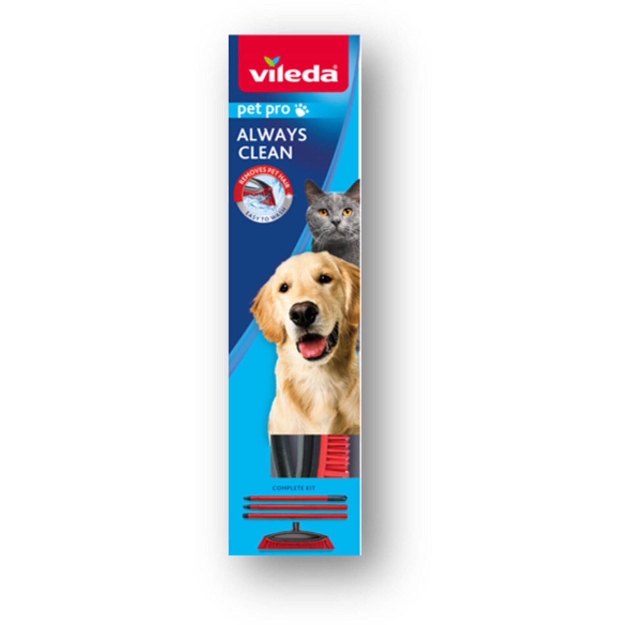 Vassoura Cerdas Borracha Pet Pro