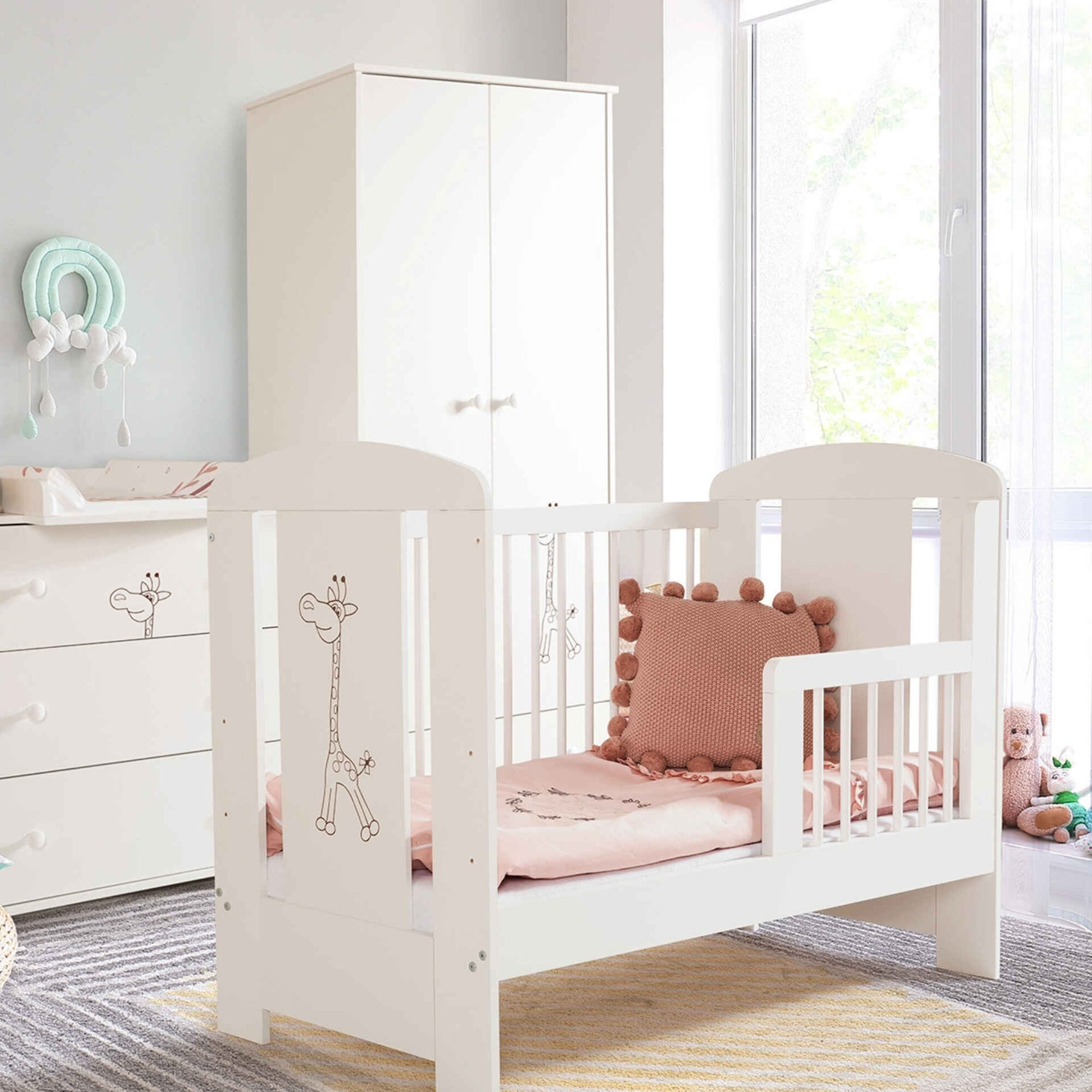 Roupeiro 2 Portas 83x185x52cm Girafa