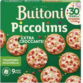 Mini Pizzas de Tomate e Mozzarella Vegetarianas Buitoni Piccolinis
