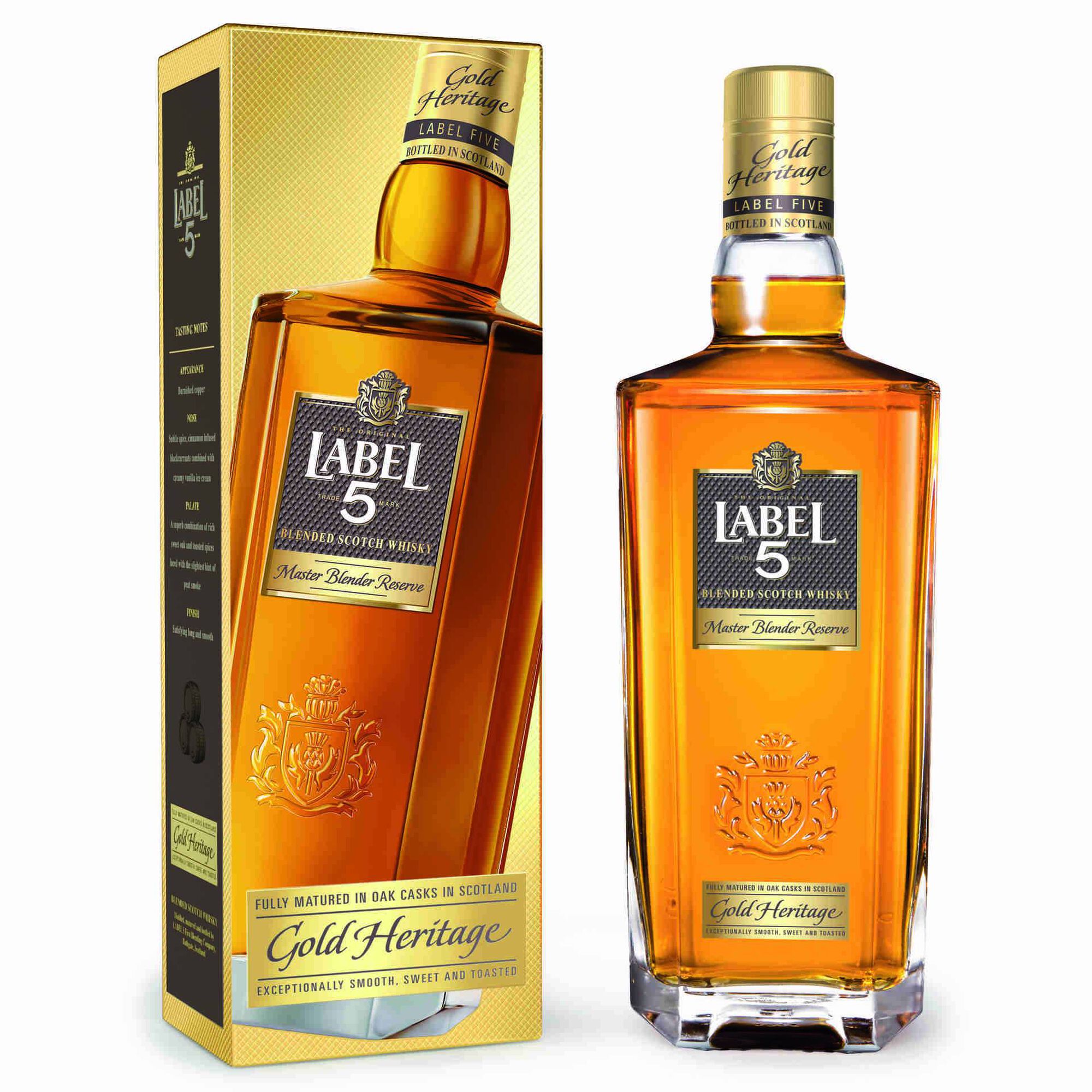 Whisky Label 5 Gold Heritage