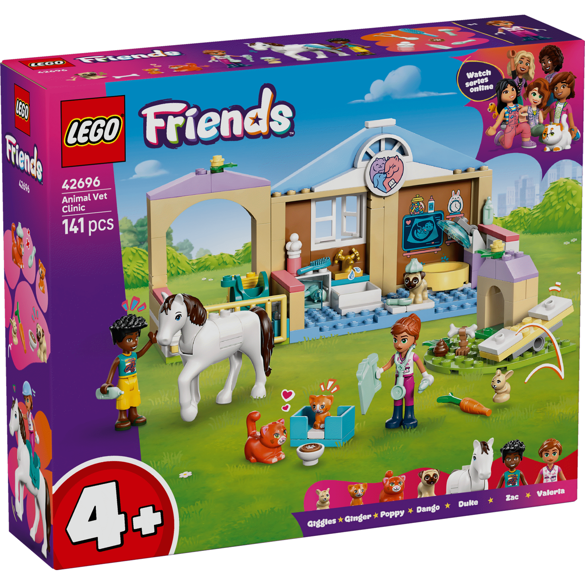 LEGO Friends - Cl&iacute;nica Veterin&aacute;ria com Animais - 42696