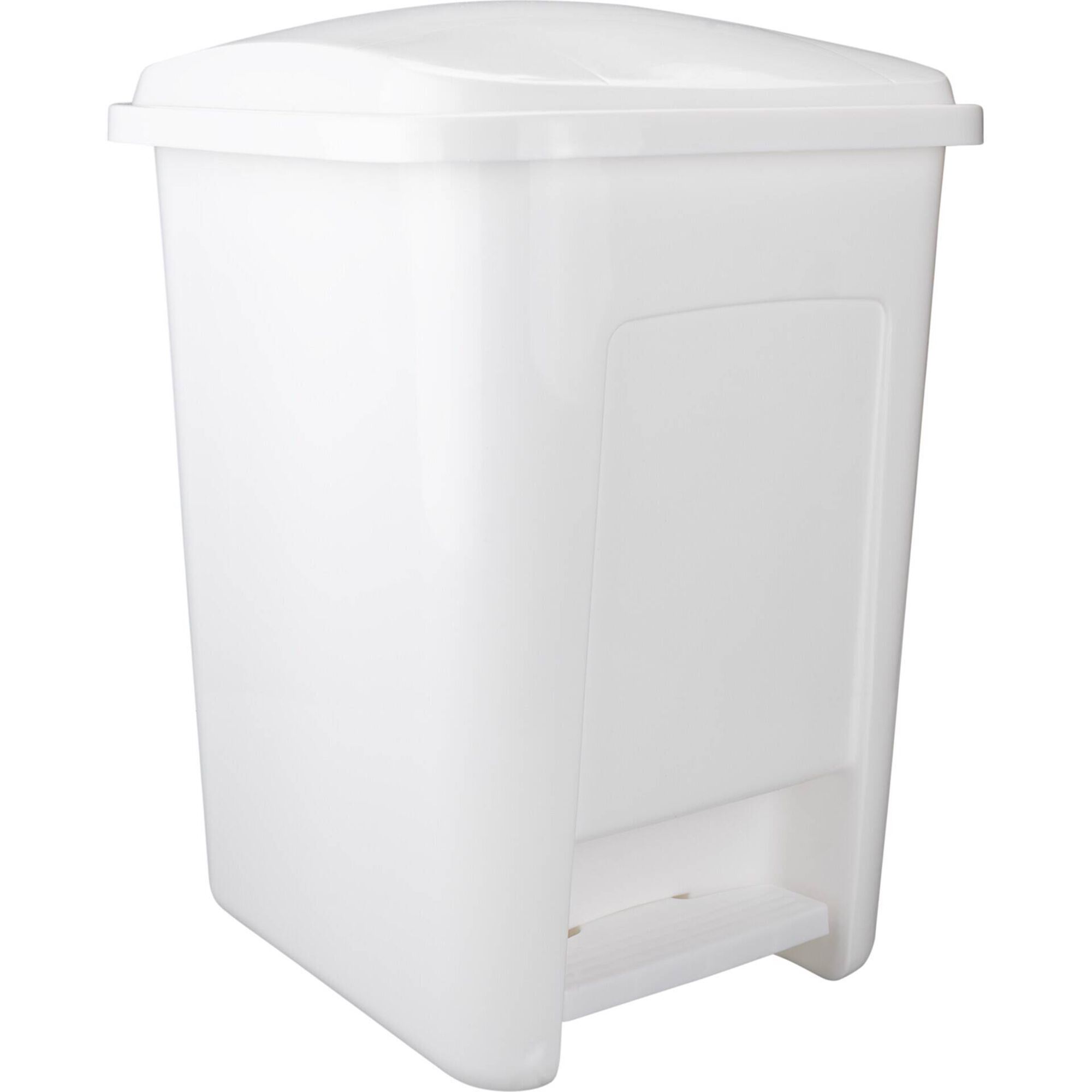 Balde WC com Pedal Branco 9L