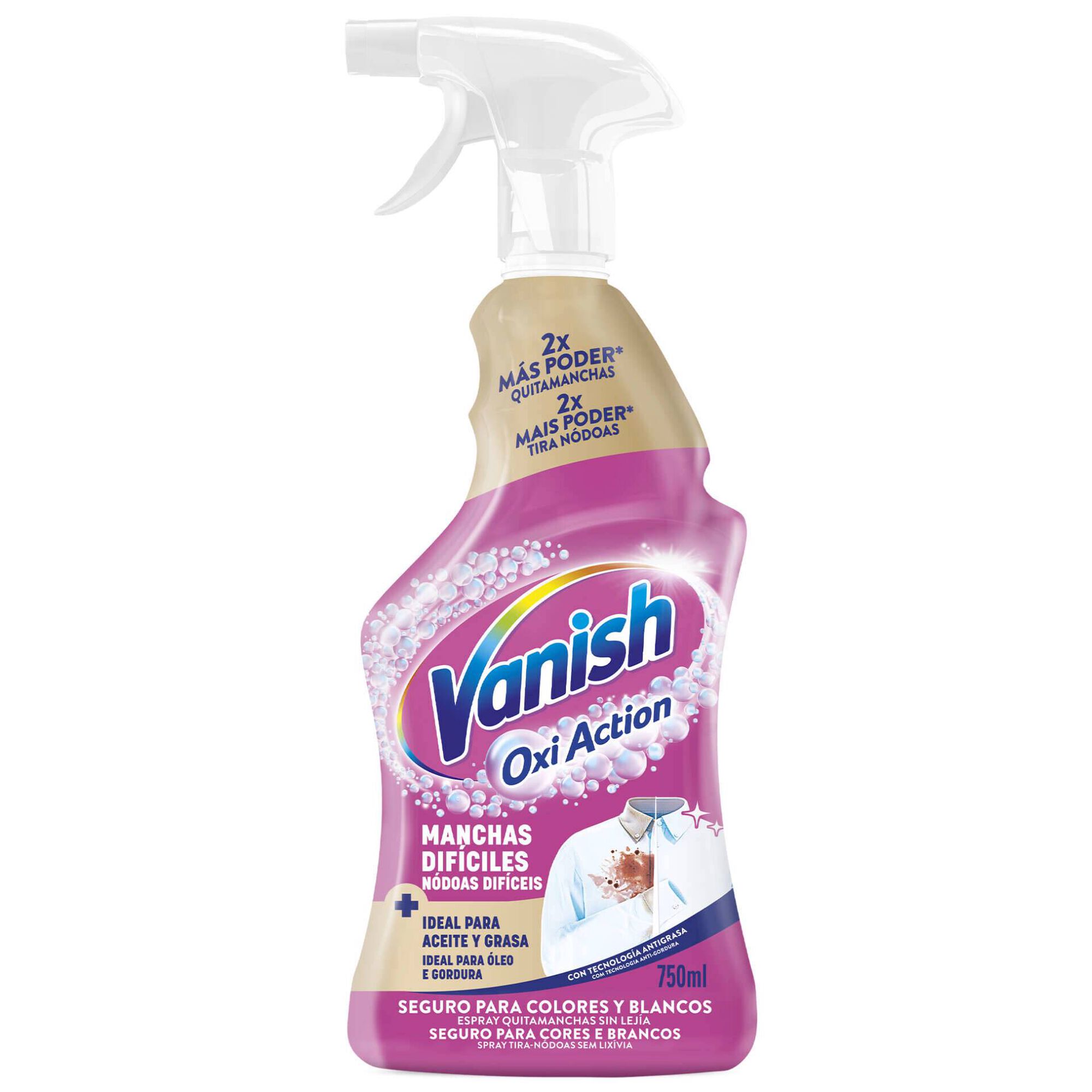 Tira N&oacute;doas Spray Oxi Action Desengordurante