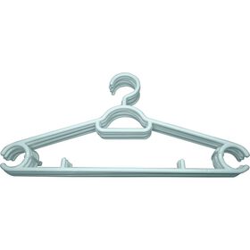 Conjunto de 6 Cabides Pl&aacute;stico Verde Kasa