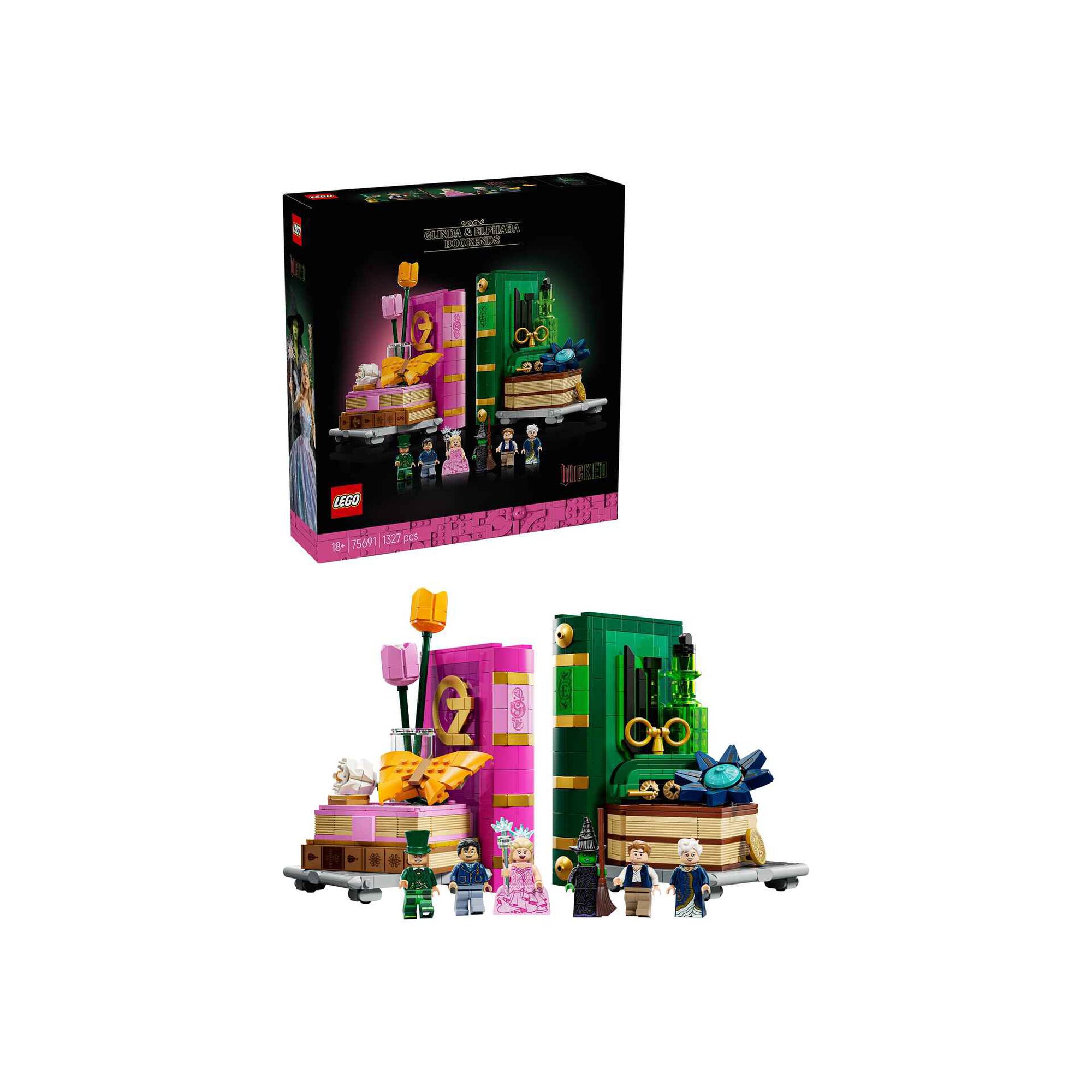 Suporte de Livros da Glinda e Elphaba - 75691