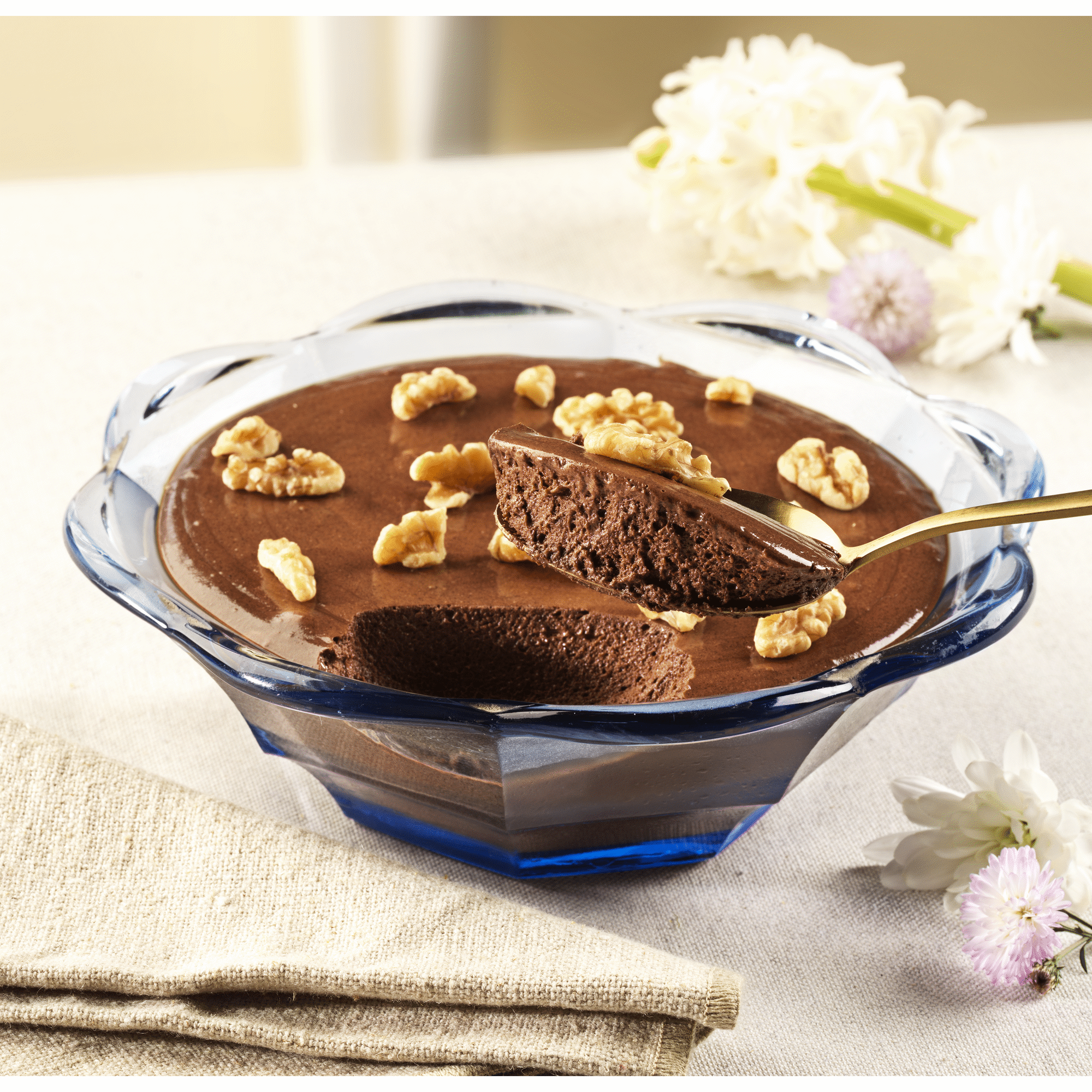 Mousse de Chocolate com Noz Cozinha Continente