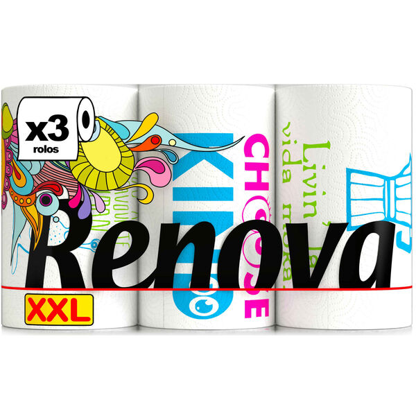 Rolo de Cozinha Design XXL Renova