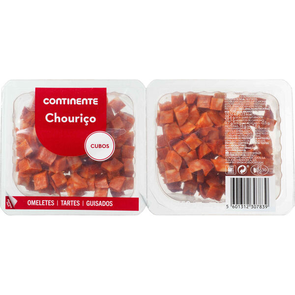 Chouriço em Cubos Continente