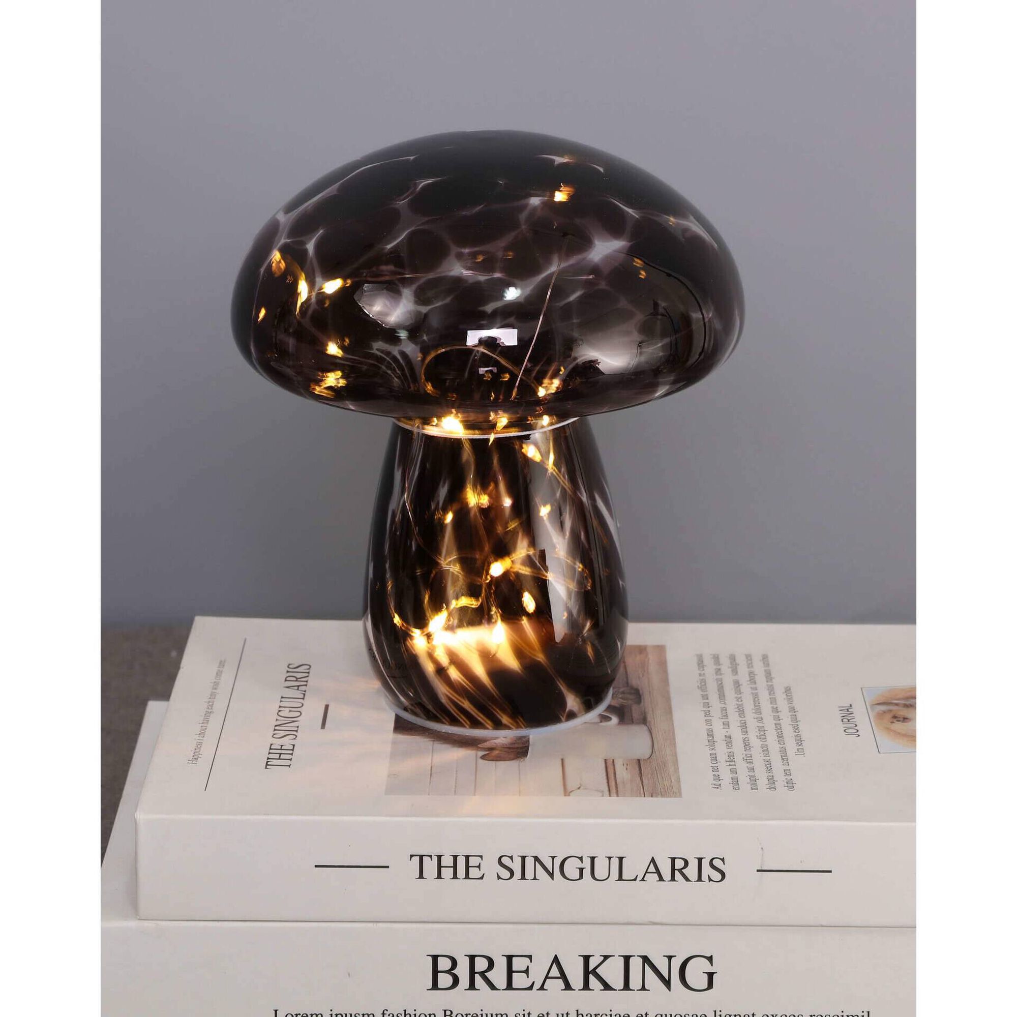 Candeeiro Cogumelo Castanho Kasa