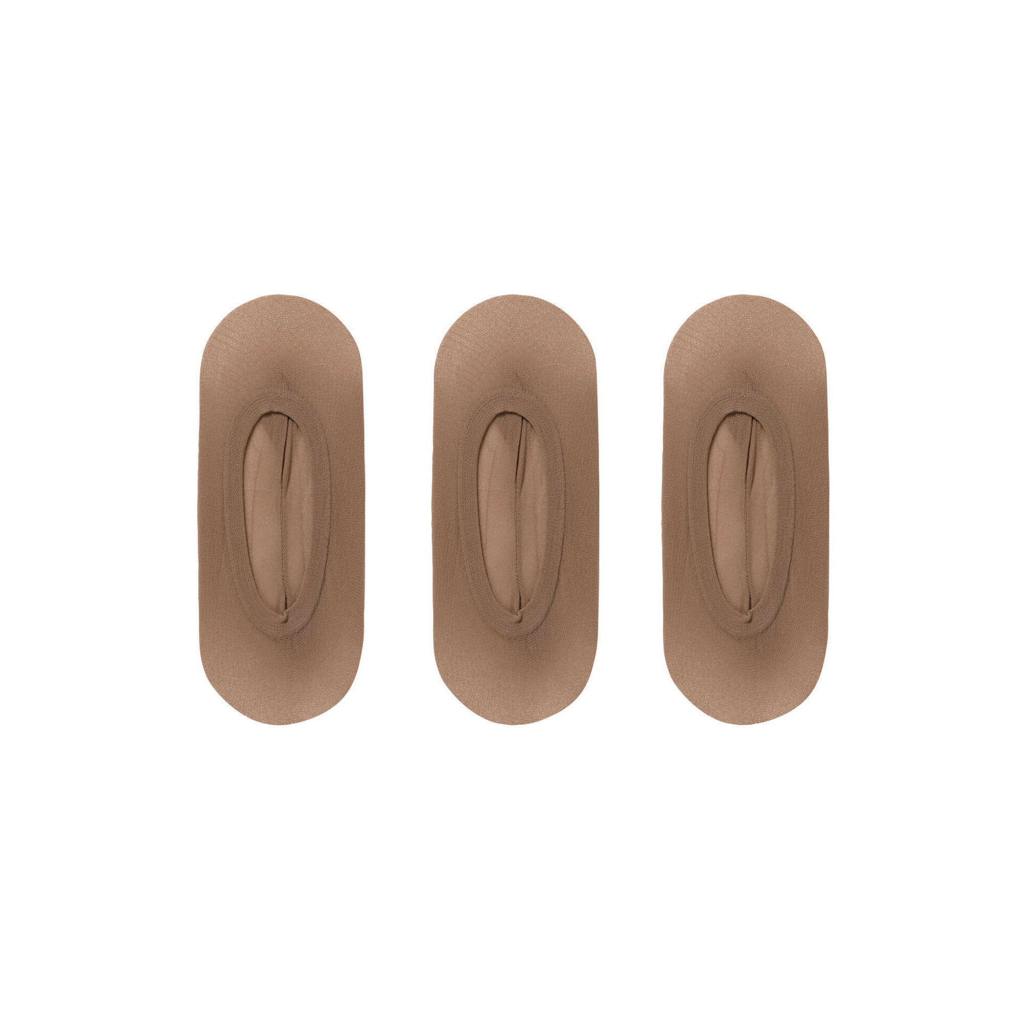 Mini-meias Transparentes Castanho Mulher