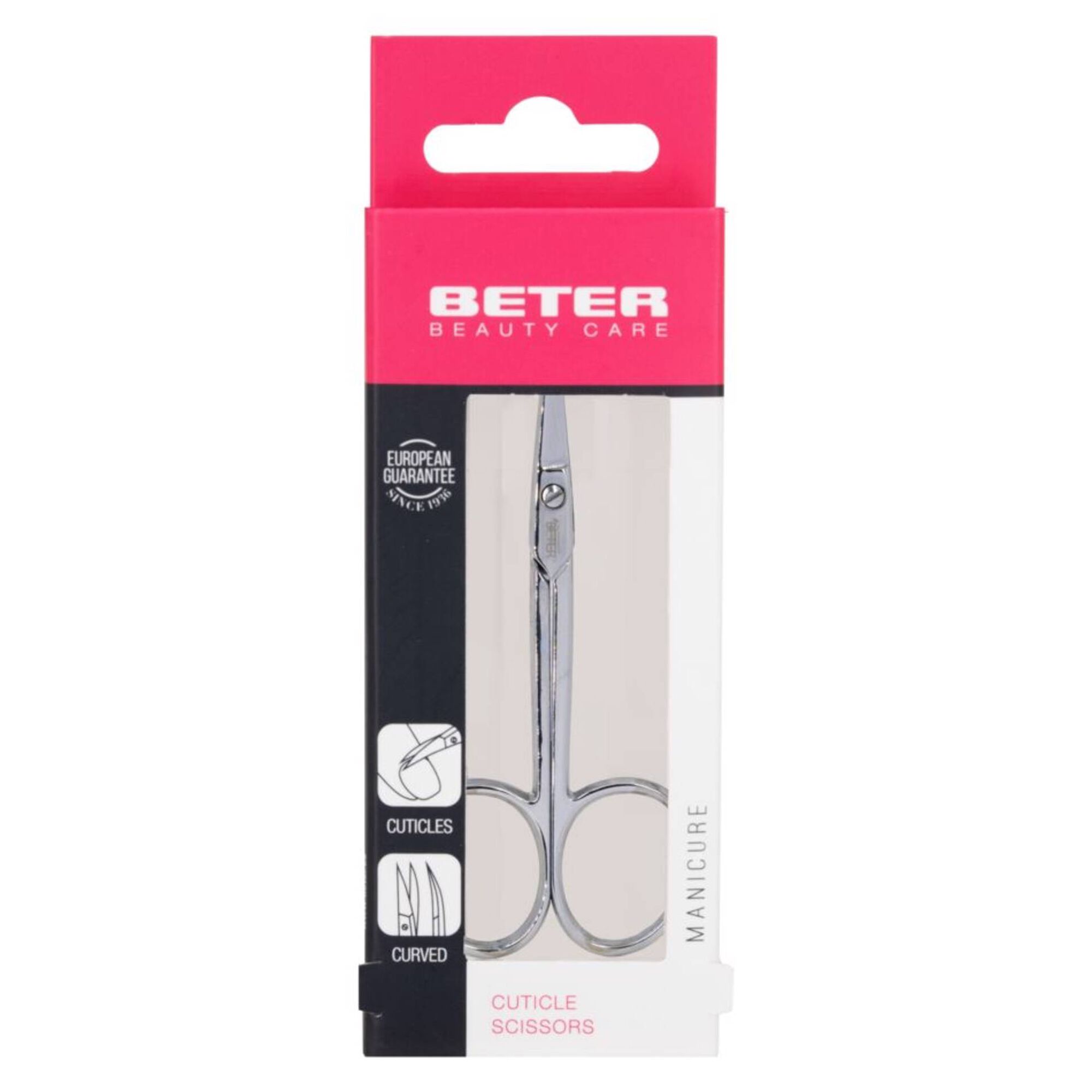 Tesoura de Unhas Peles Curva Cromada BETER