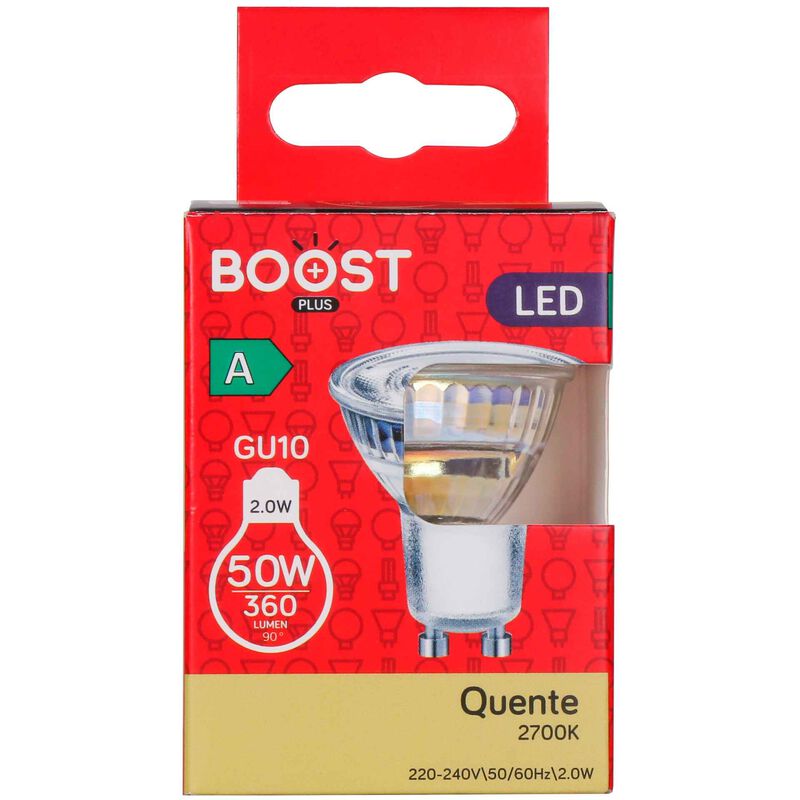 Lâmpada LED GU10 2700K 50W Boost