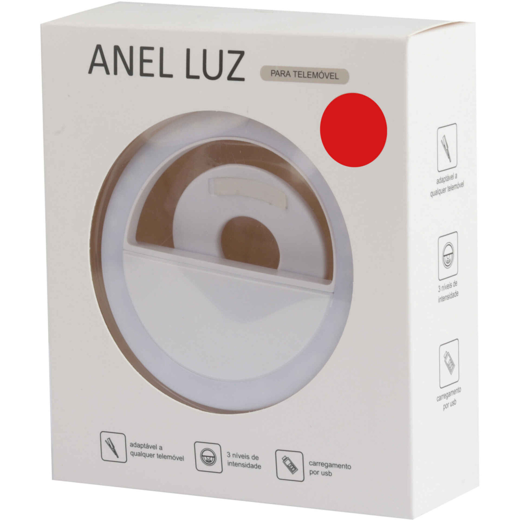 Anel de Luz LED para Telemóvel