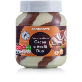 Creme Duo para Barrar Cacau e Avelã