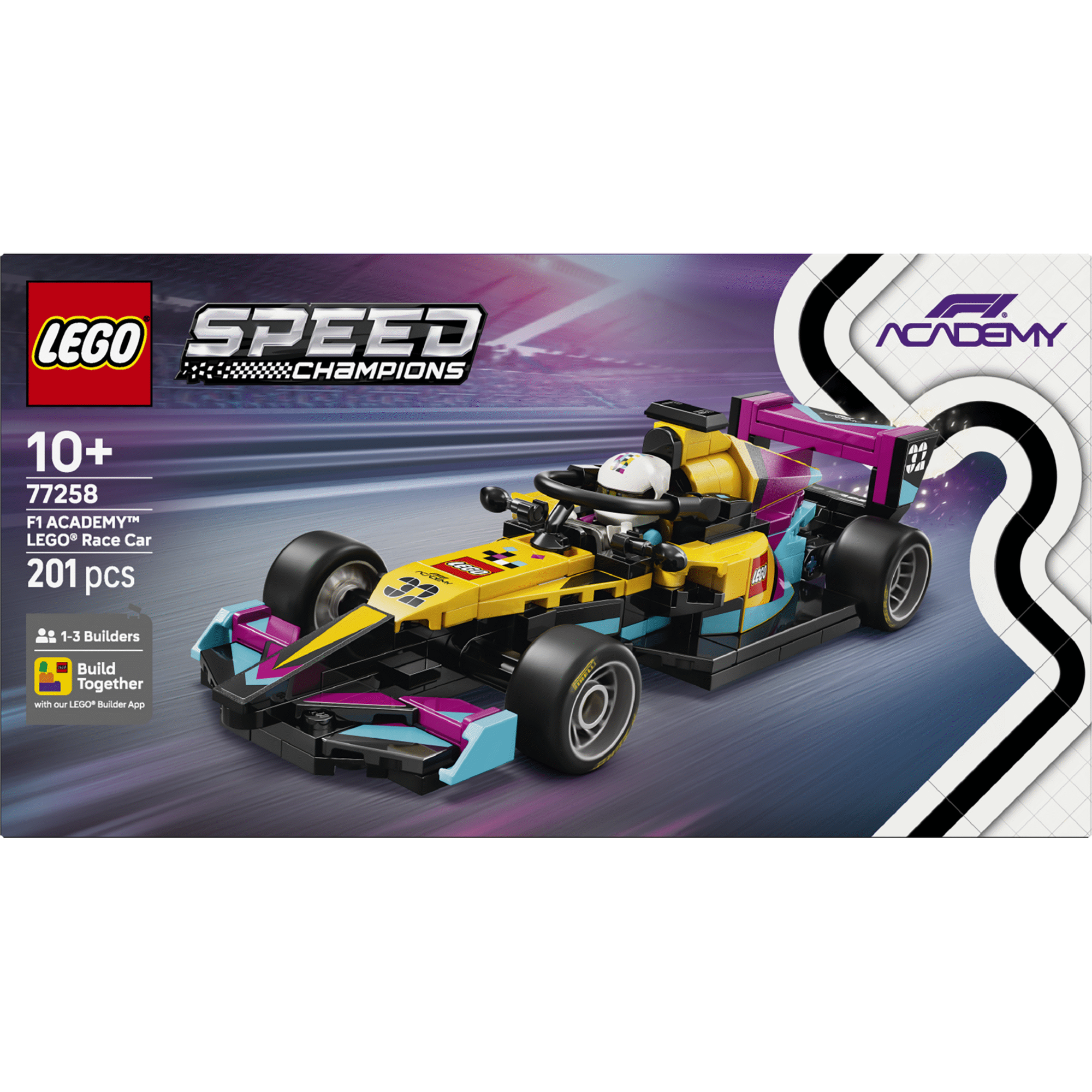 LEGO Speed Champions - Carro de Corrida LEGO F1 ACADEMY - 77258