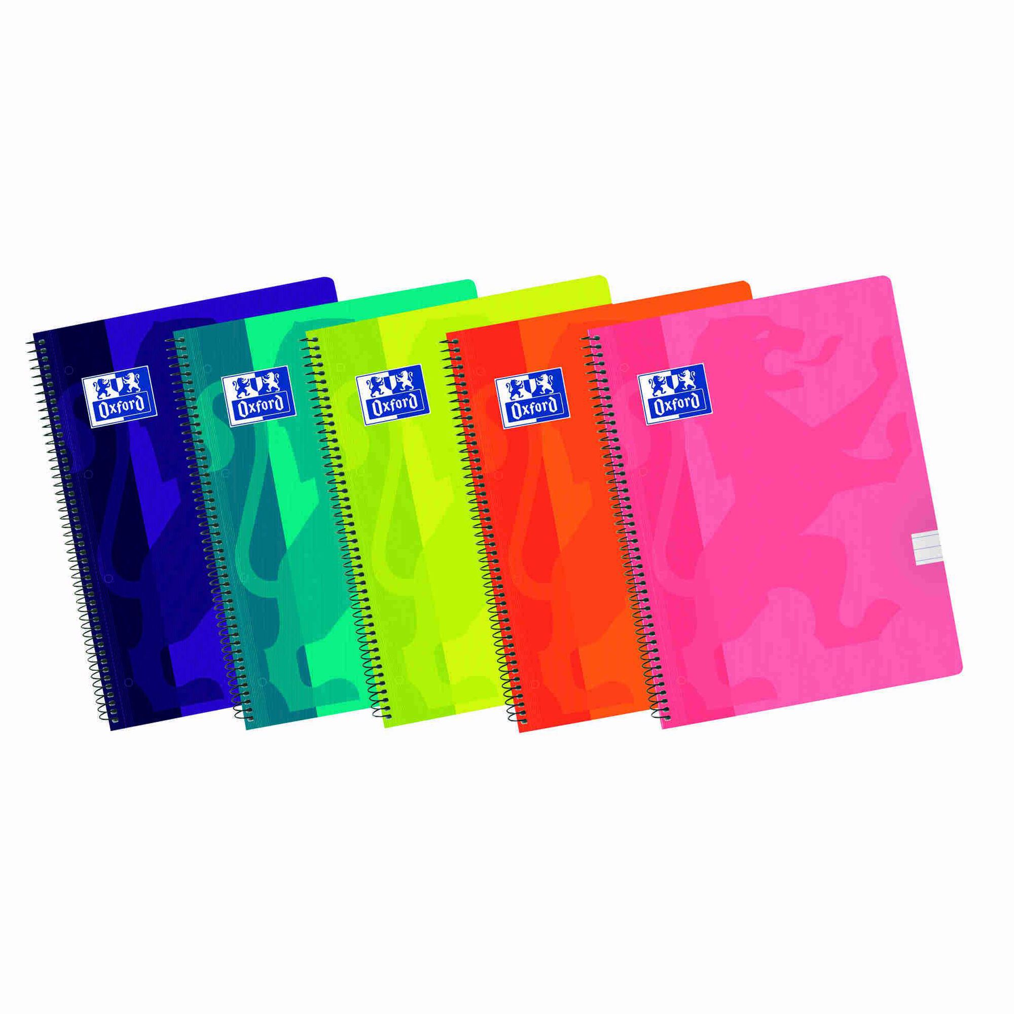 Caderno Espiral A4 Pautado (v&aacute;rias cores) Oxford