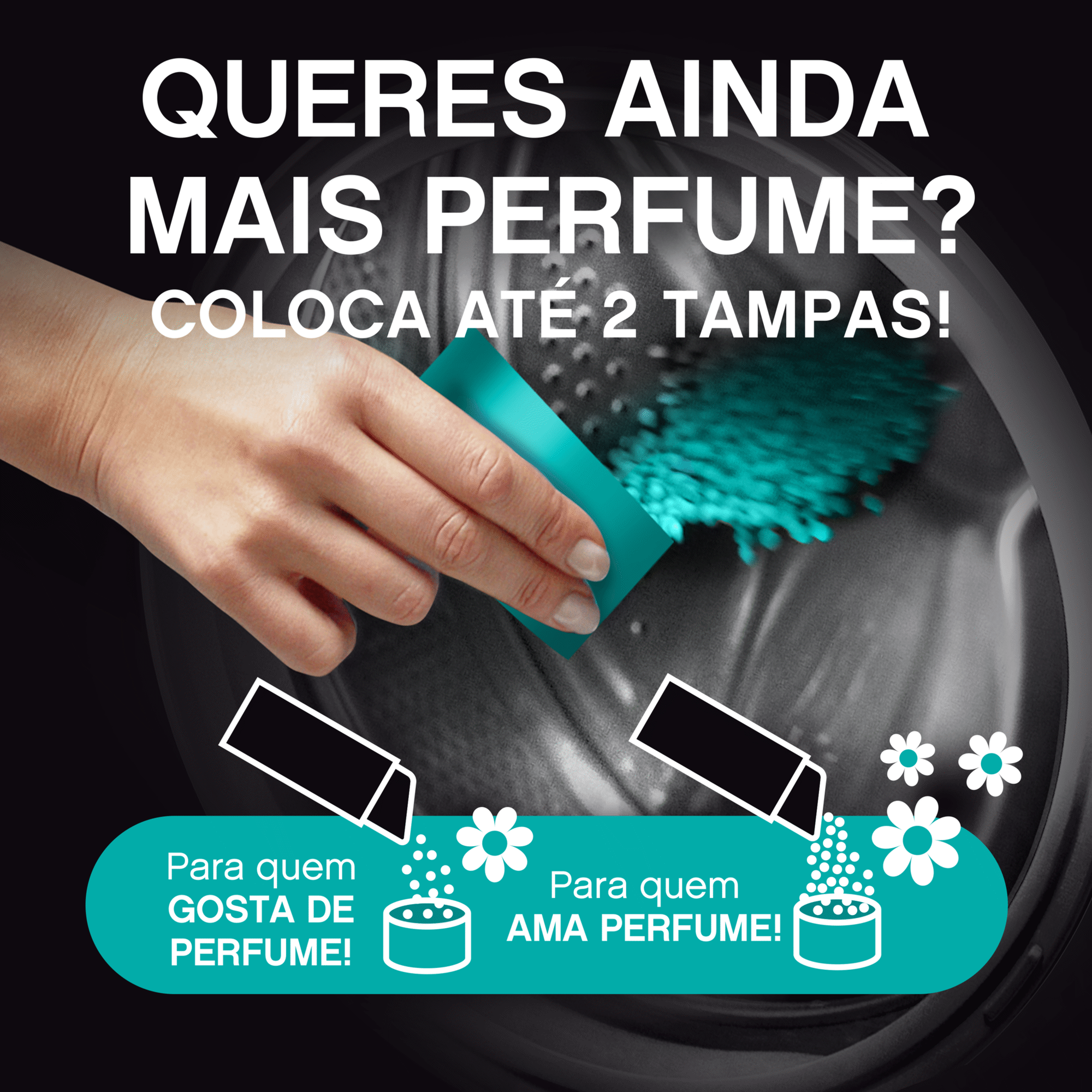 Intensificador Perfume P&eacute;rolas Unstoppables Fresh Lenor