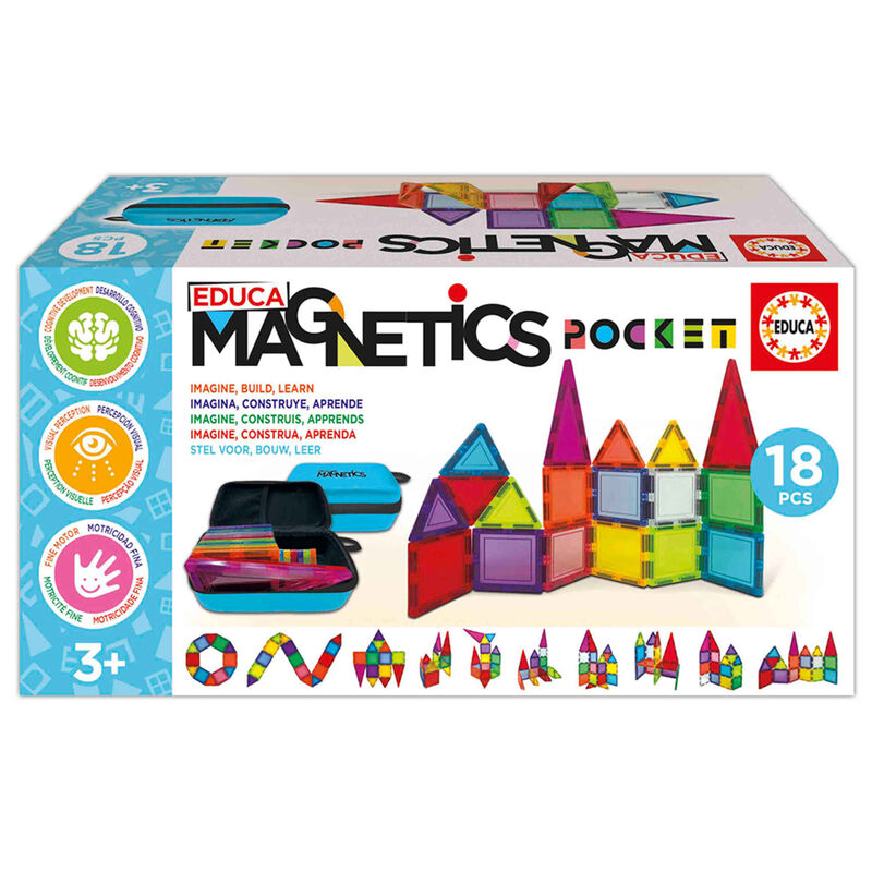 Educa - Jogo Magnetics Pocket 18 Peças