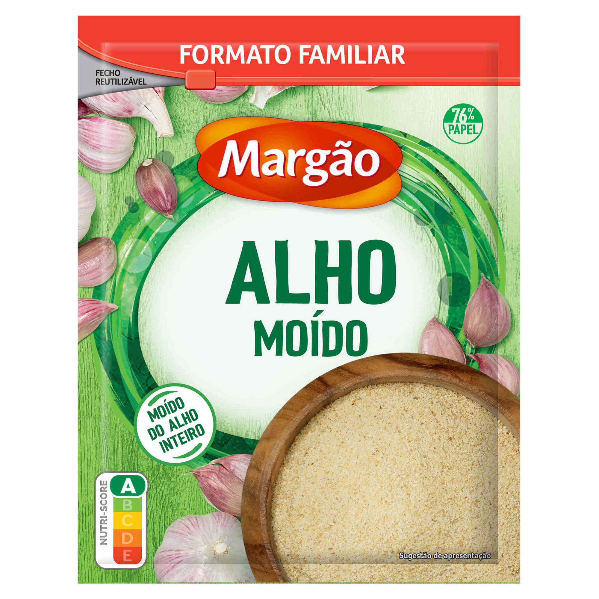 Alho Moído em Saqueta