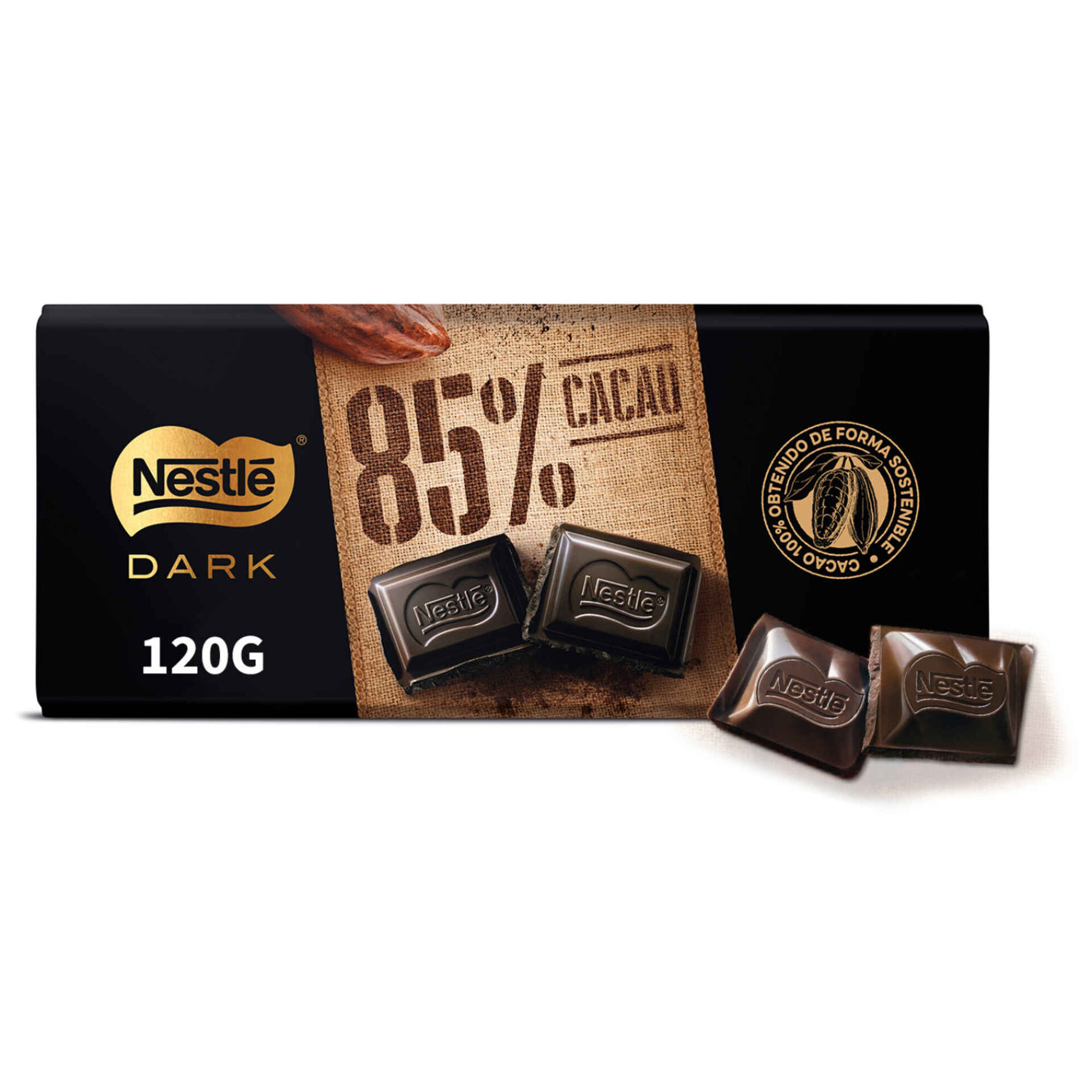 Tablete de Chocolate Negro 85% Cacau sem Glúten