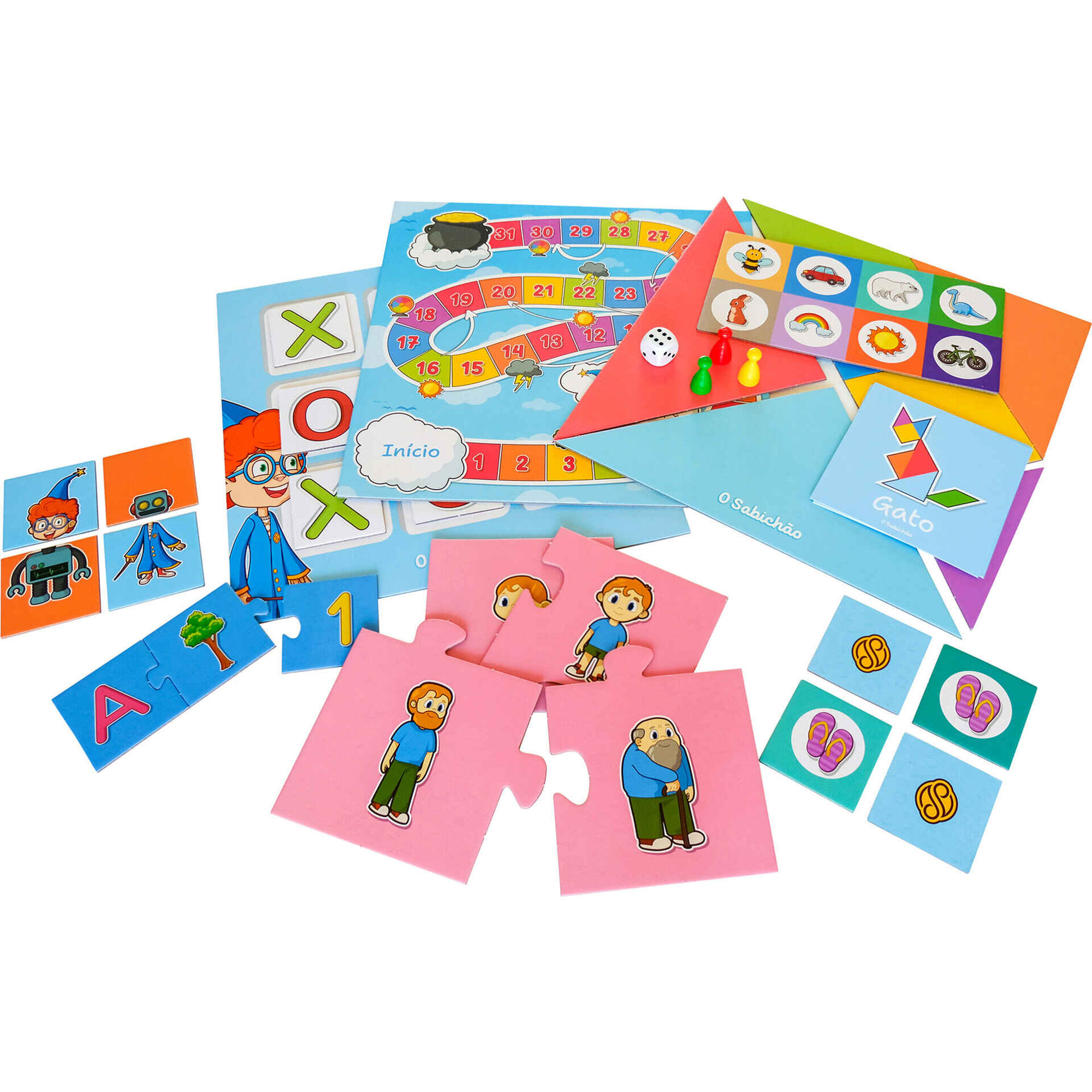 O Sabichão - 8 Jogos em 1 O Sabichão - 8 Jogos em 1