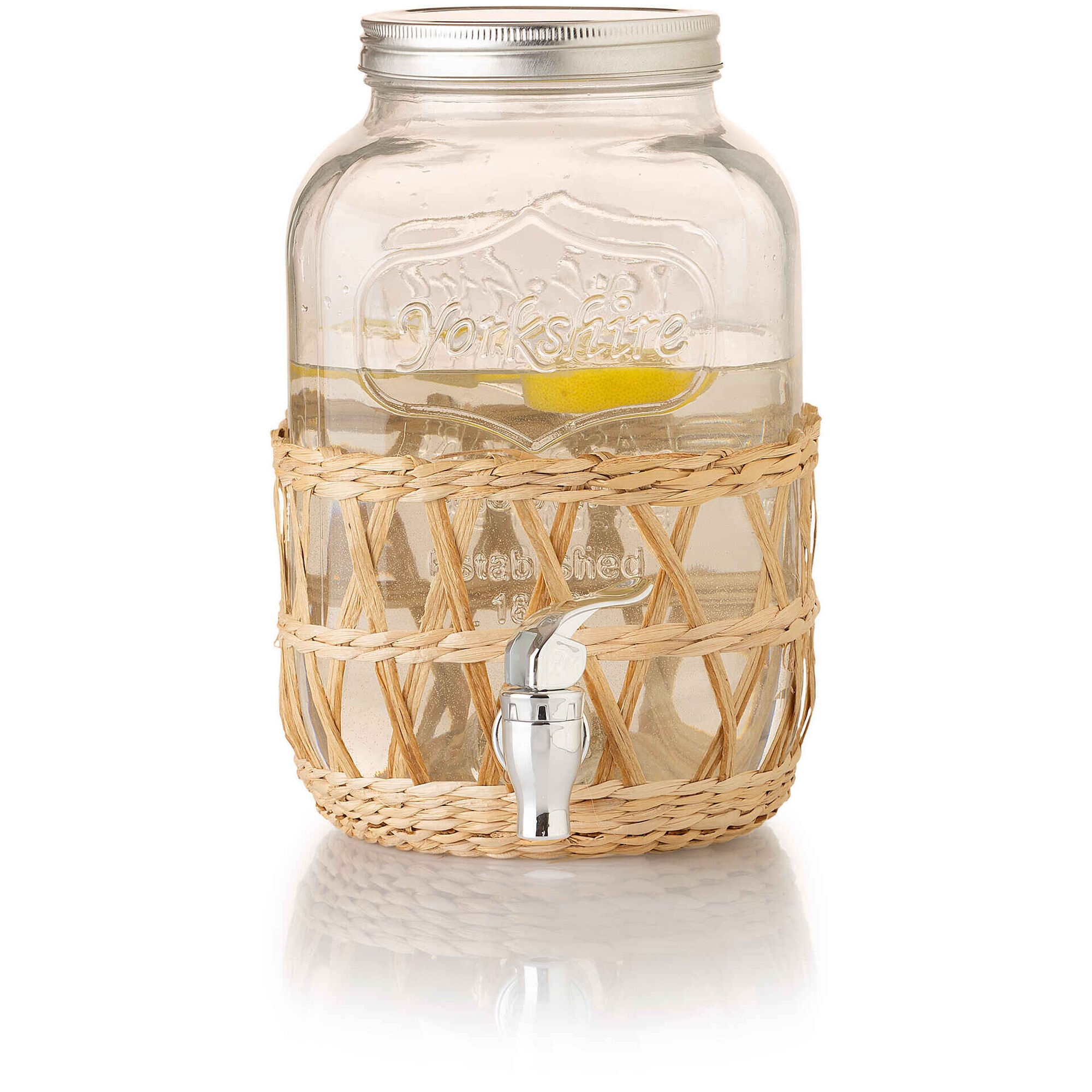 Dispensador de Bebidas 4L com Wicker