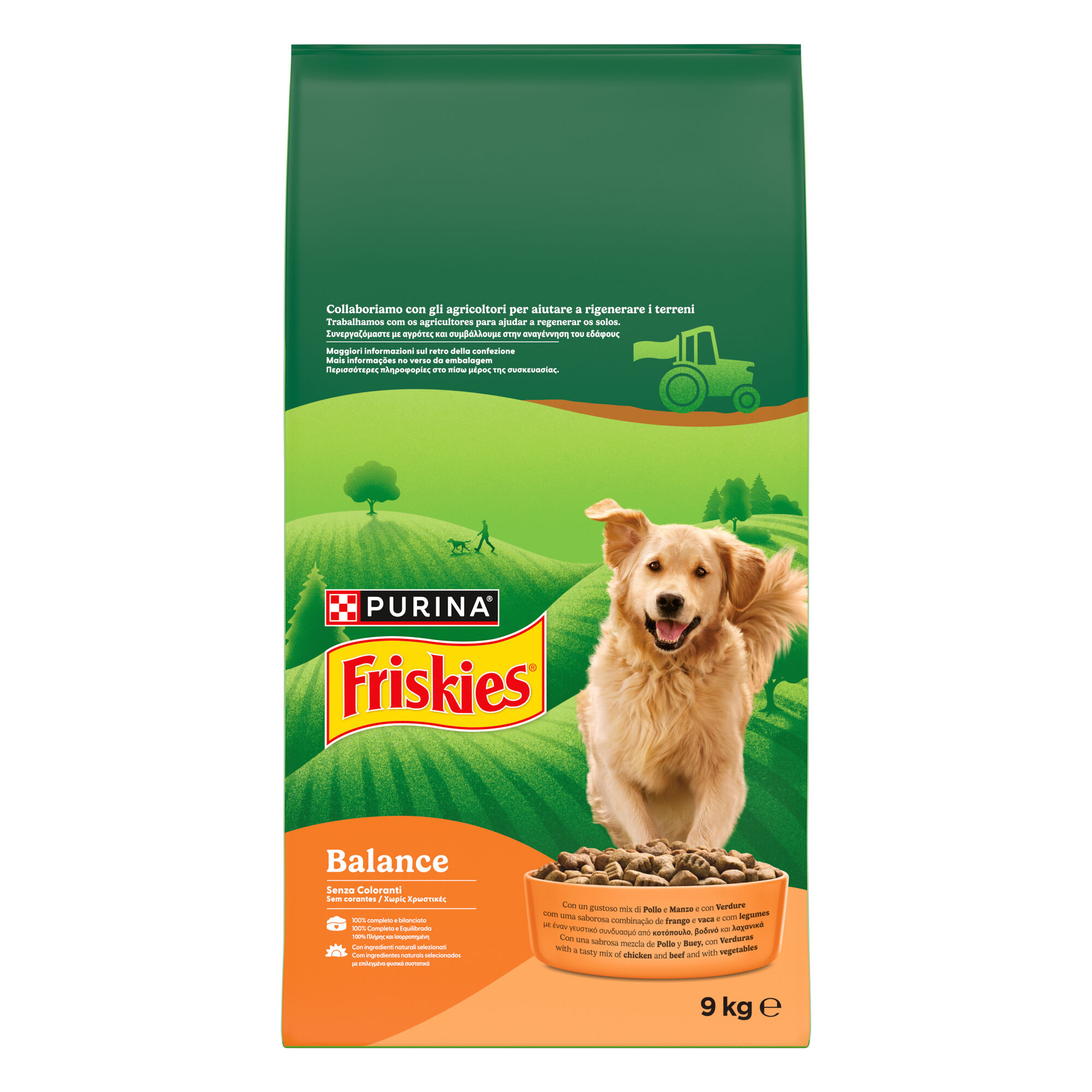 Ra&ccedil;&atilde;o para C&atilde;o Adulto Balance Frango e Legumes Purina Friskies