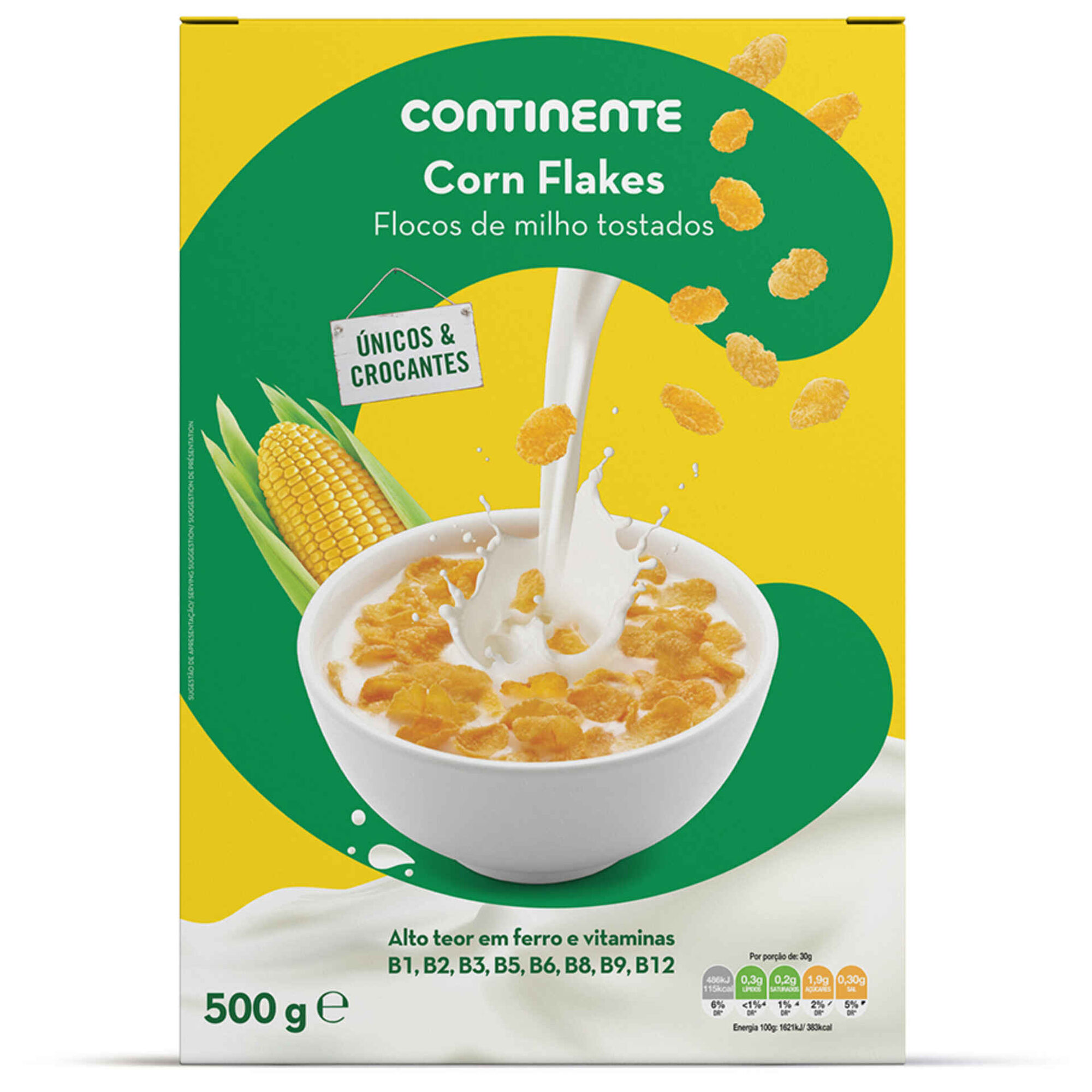 Cereais Corn Flakes Milho