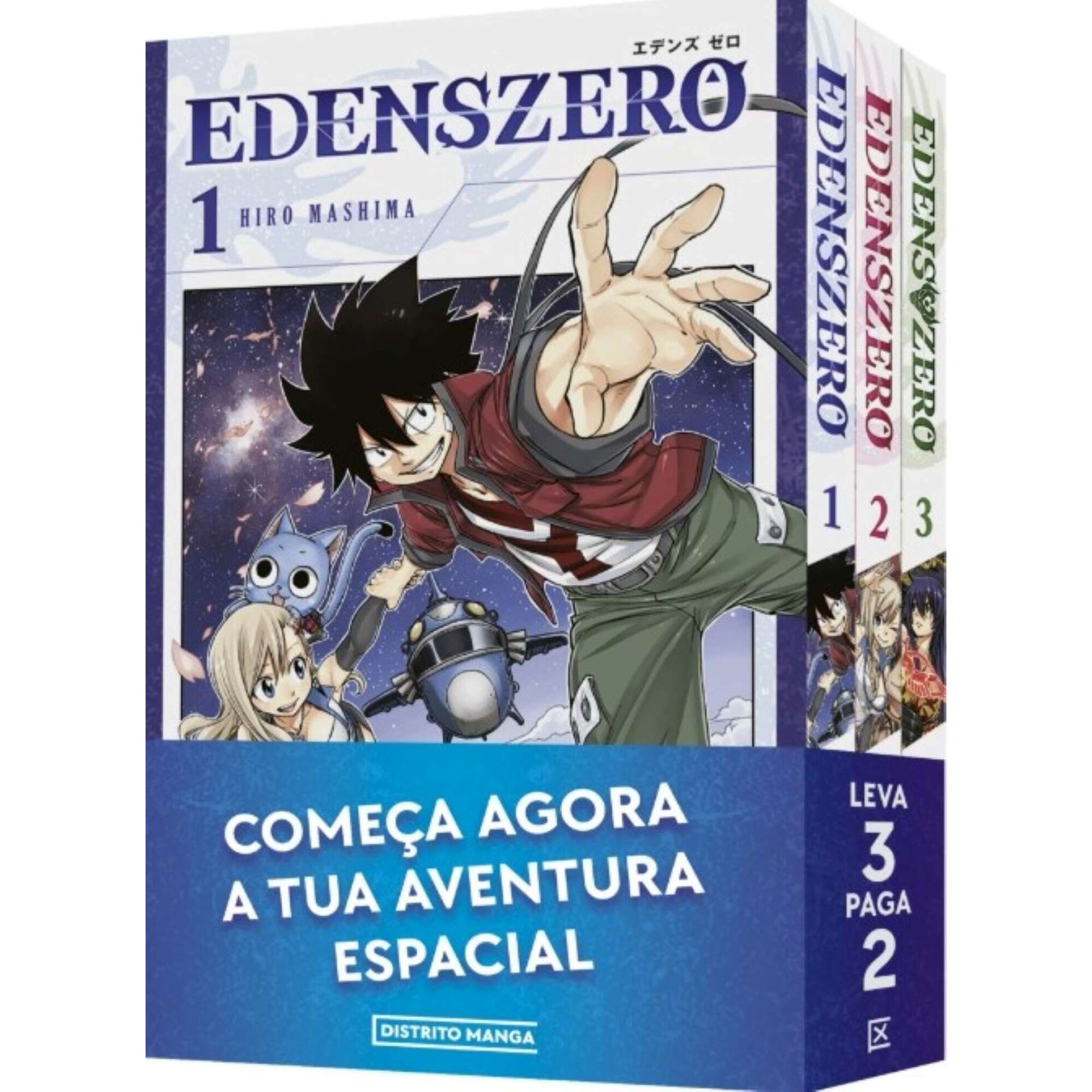 Pack Edens Zero (Livros 1, 2 e 3) de Hiro Mashima