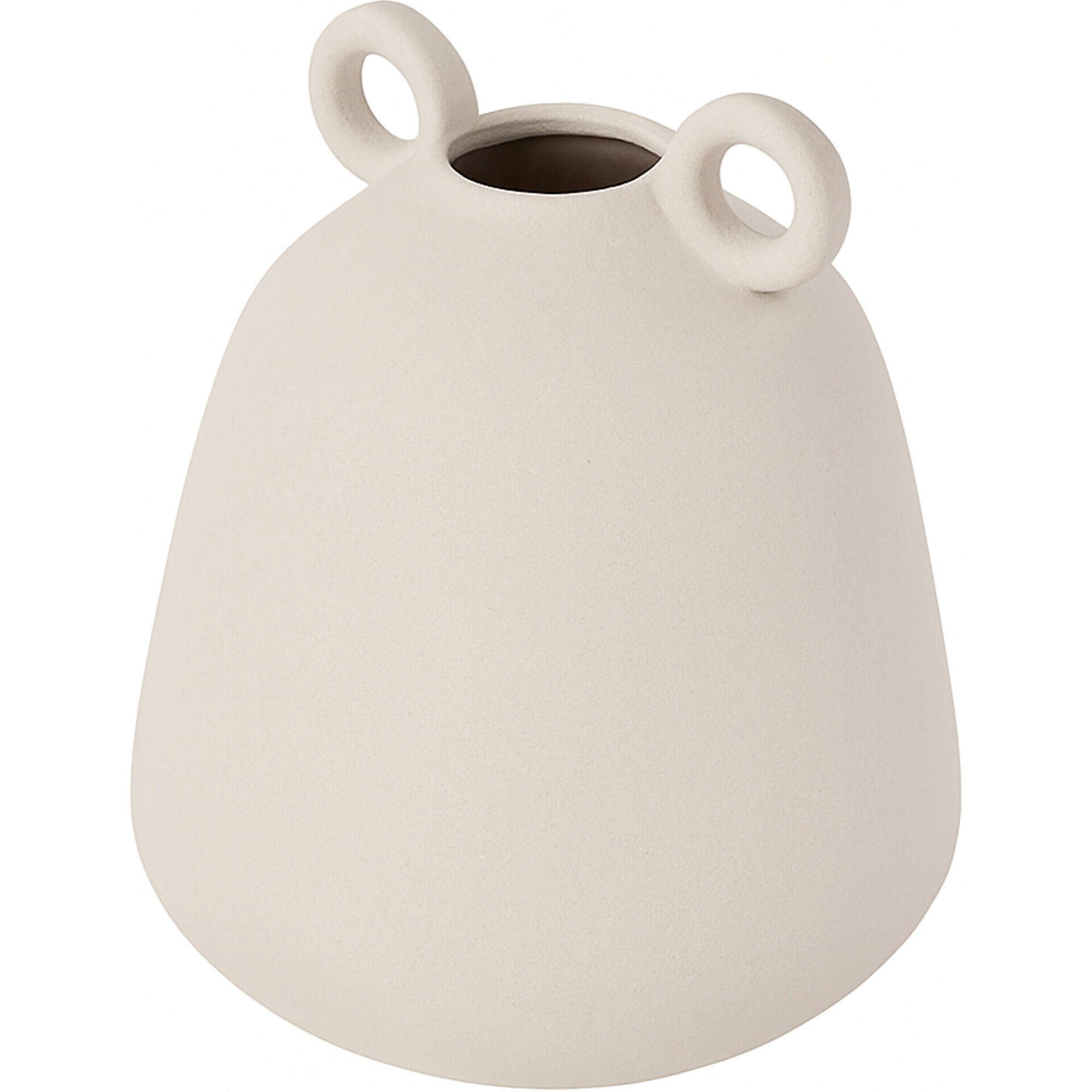 Jarra 17cm Branca com 2 Asas Círculo