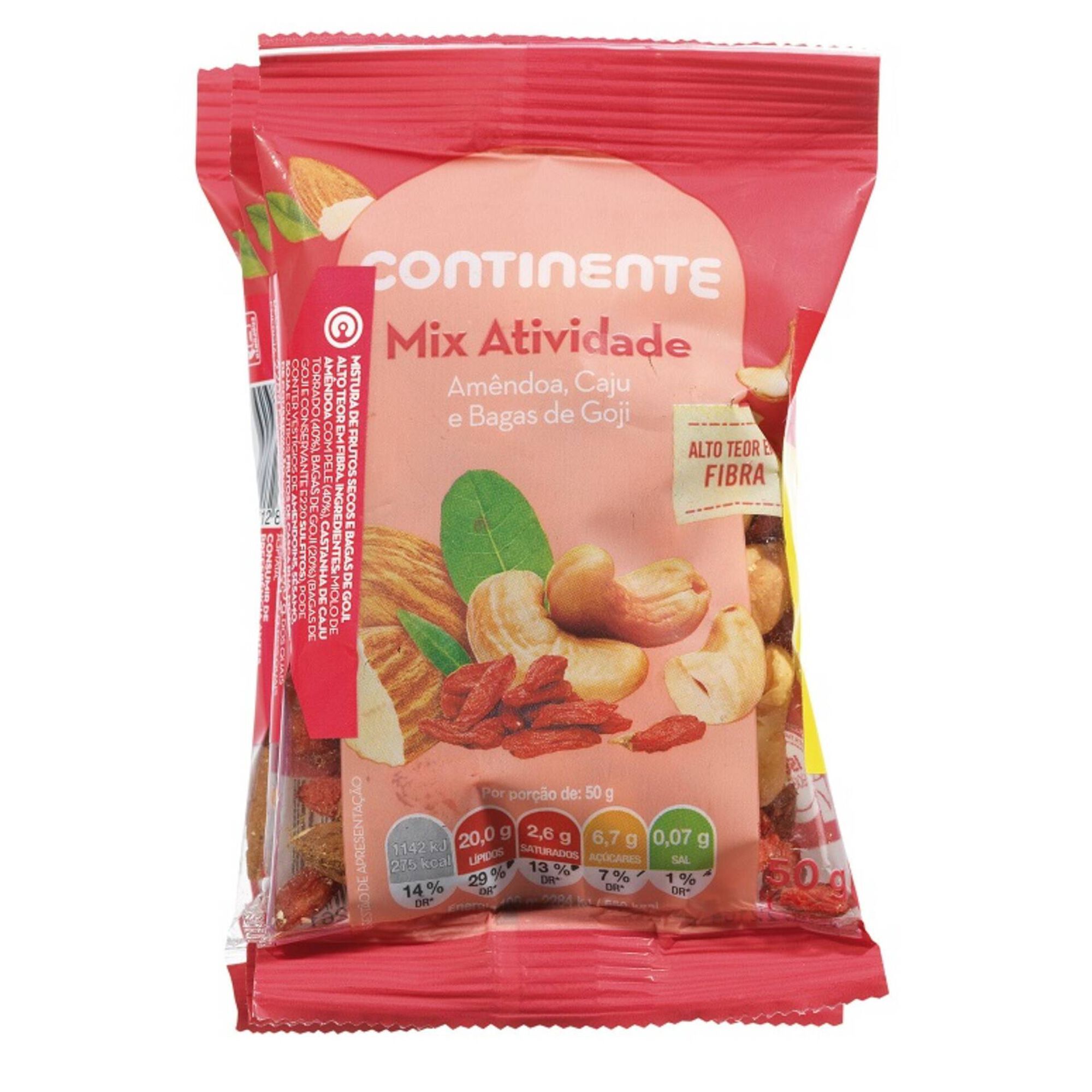 Mix Frutos Secos Atividade Pack Poupan&ccedil;a Continente