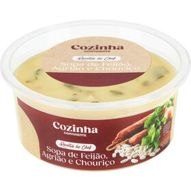 Sopa de Feij&atilde;o, Agri&atilde;o e Chouri&ccedil;o Cozinha Continente