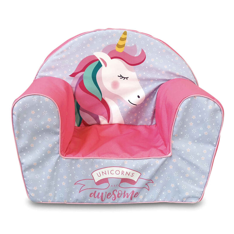 Sofá Unicórnio Rosa Disney