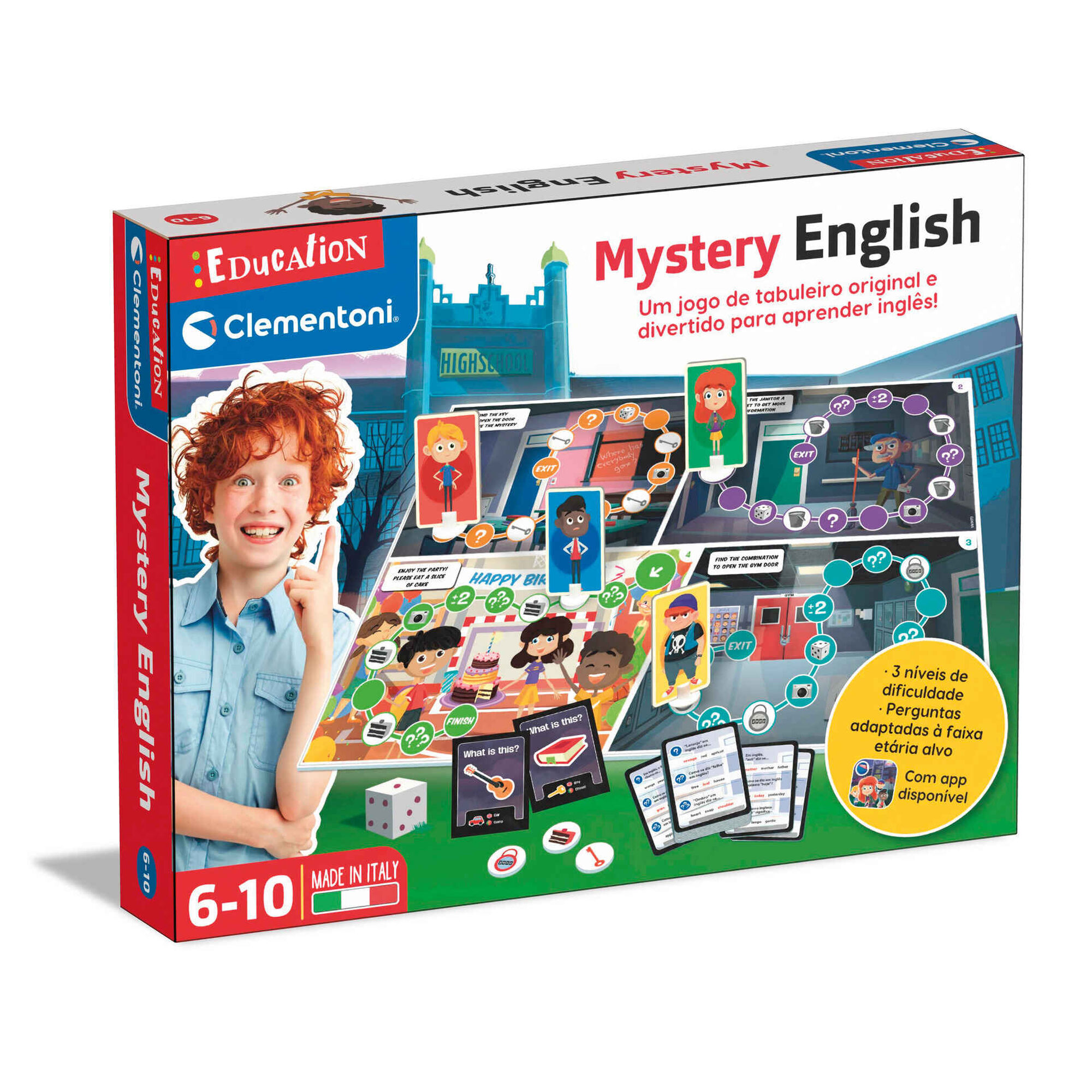 Clementoni - Jogo Mystery English