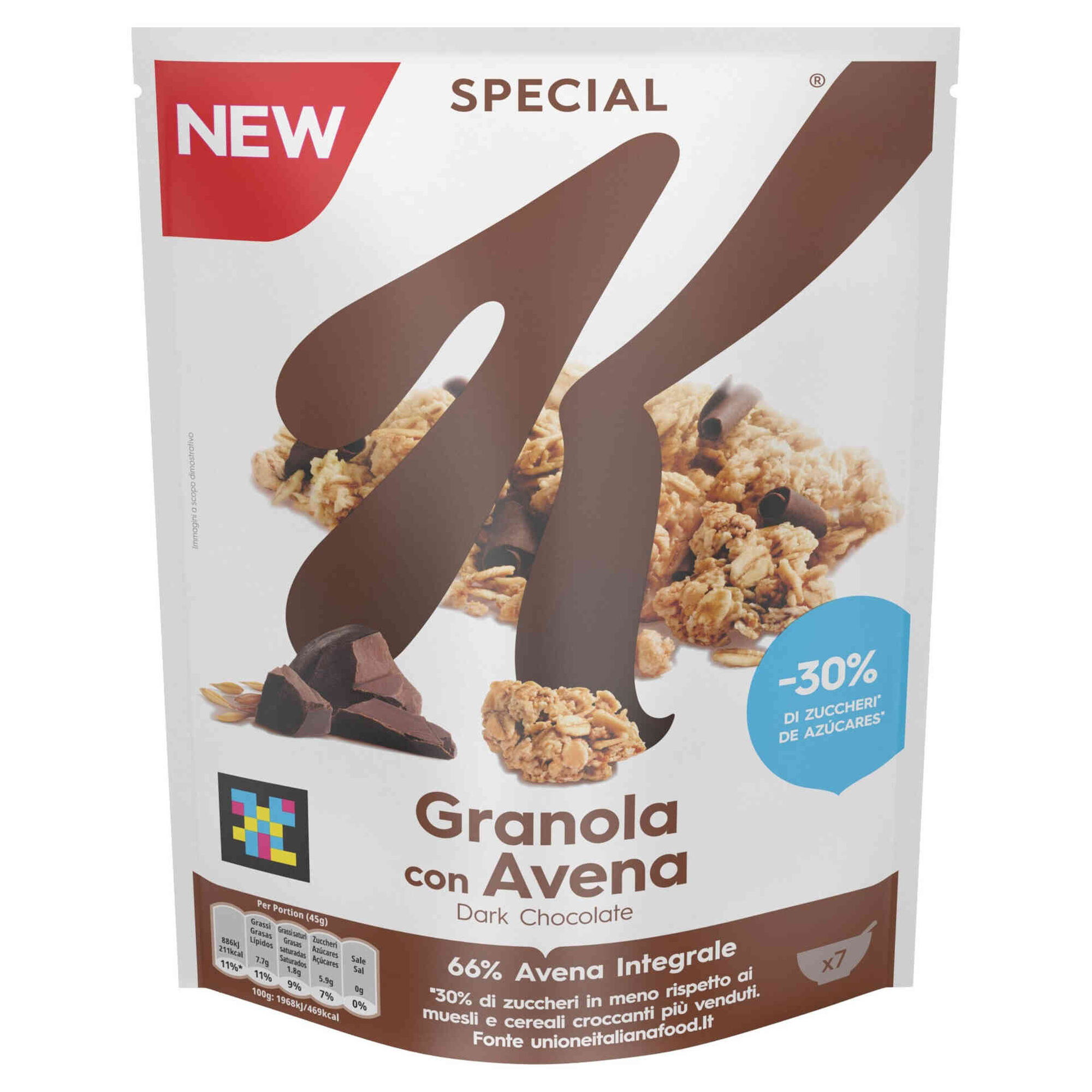 Granola Aveia e Chocolate Negro